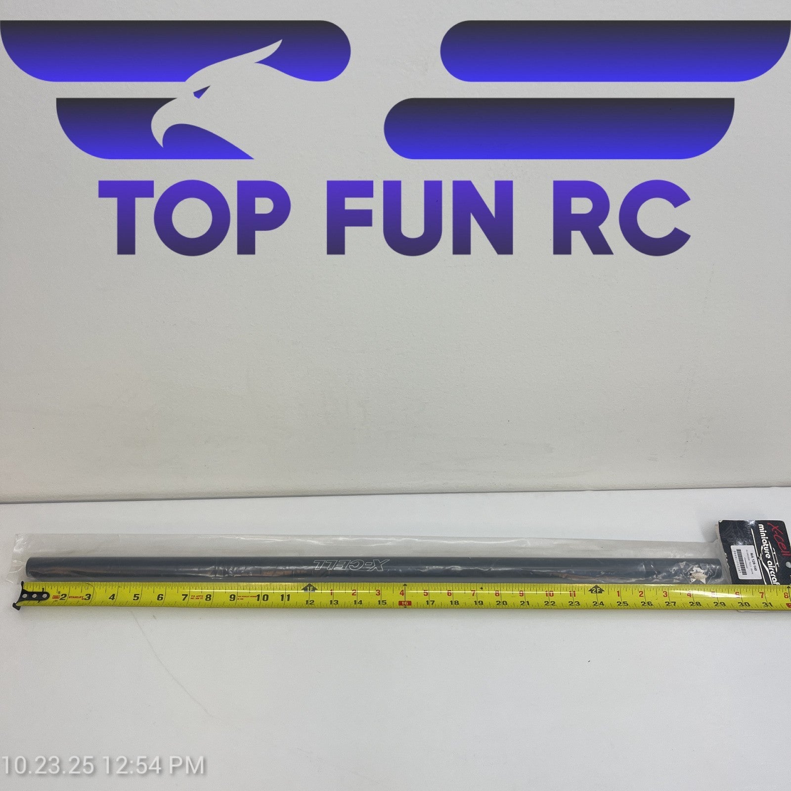 Miniature Aircraft MA128-140 Aluminum Tail Boom X-Cell For Furion 6 & Fury 55