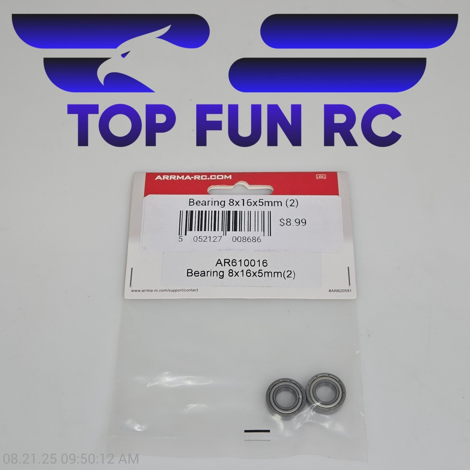 Arrma AR610016 Bearing 8x16x5mm (2)