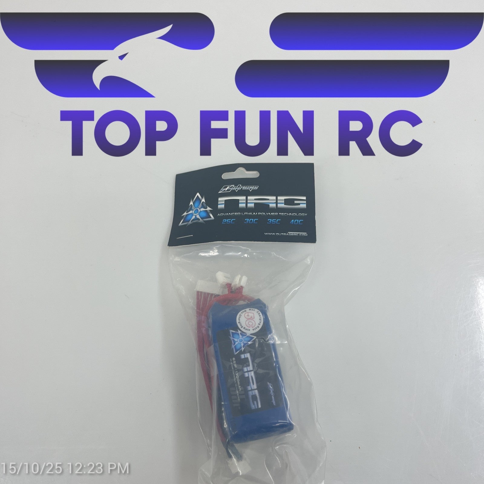 Outrage RC NRG 1300 MAH 35C 4S Lipo Battery For 450 Class Helicopter