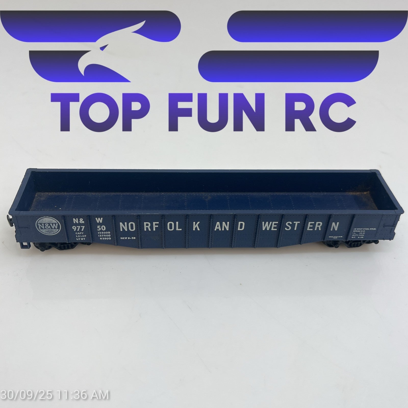 Athearn HO-Gauge Built Norfolk & Western NW97750 Gondola Car
