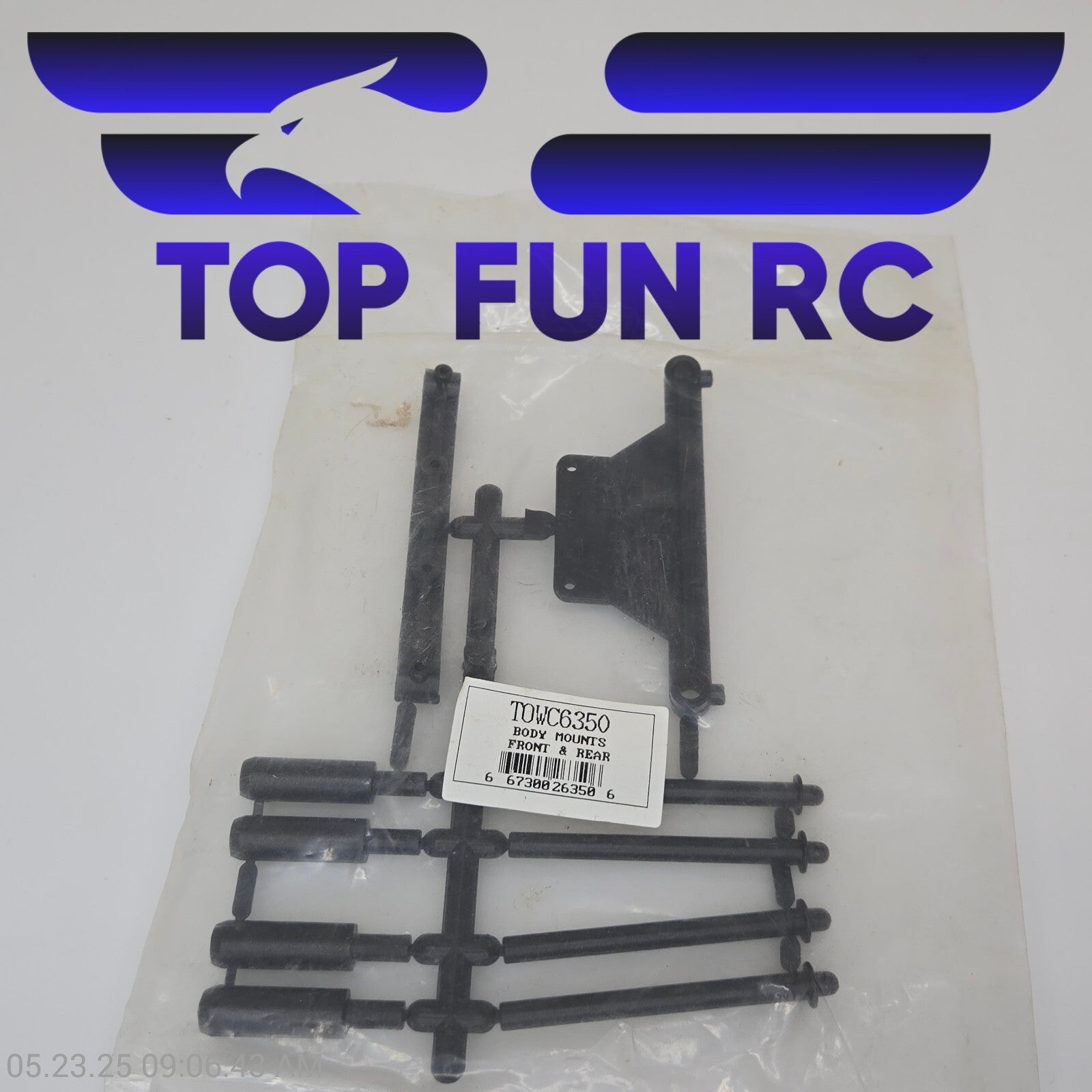 Tower Hobbies TOWC6350 Body Mounts Front & Rear
