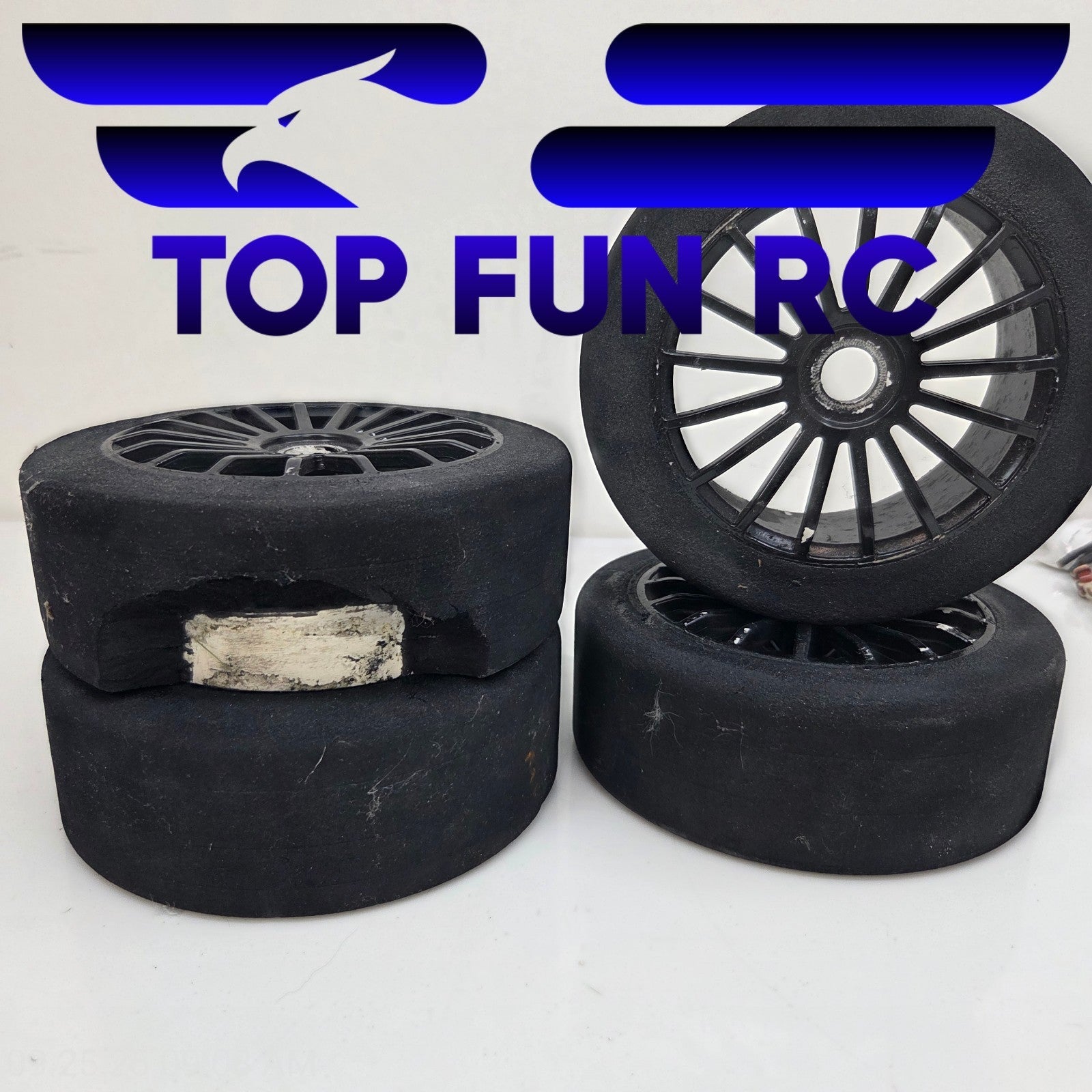 RC 1/5 Scale Foam GT On-Road Tires & Wheels