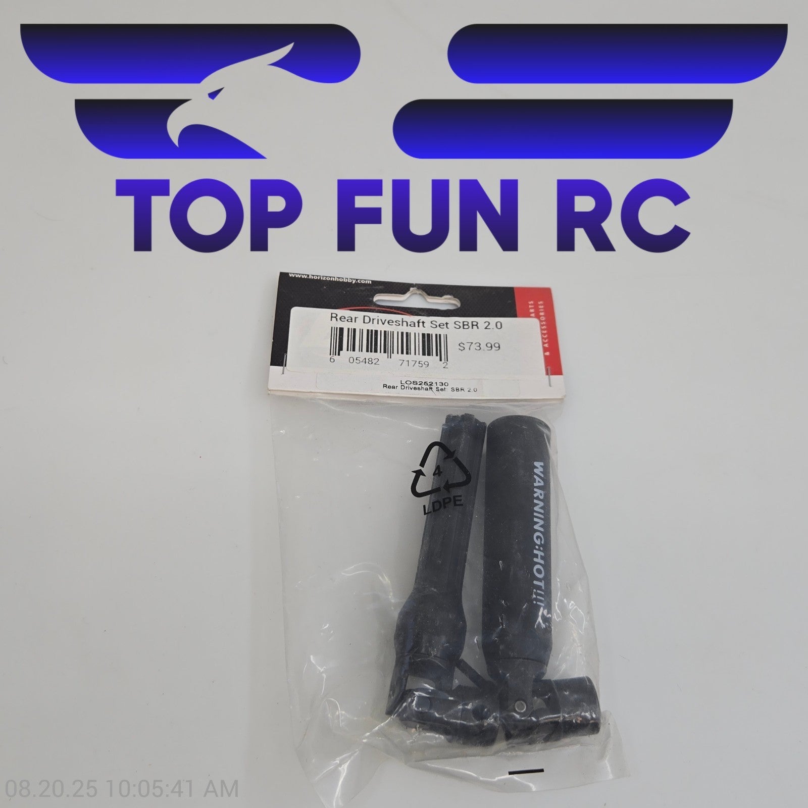 Losi LOS252130 Rear Driveshaft Set For SBR 2.0