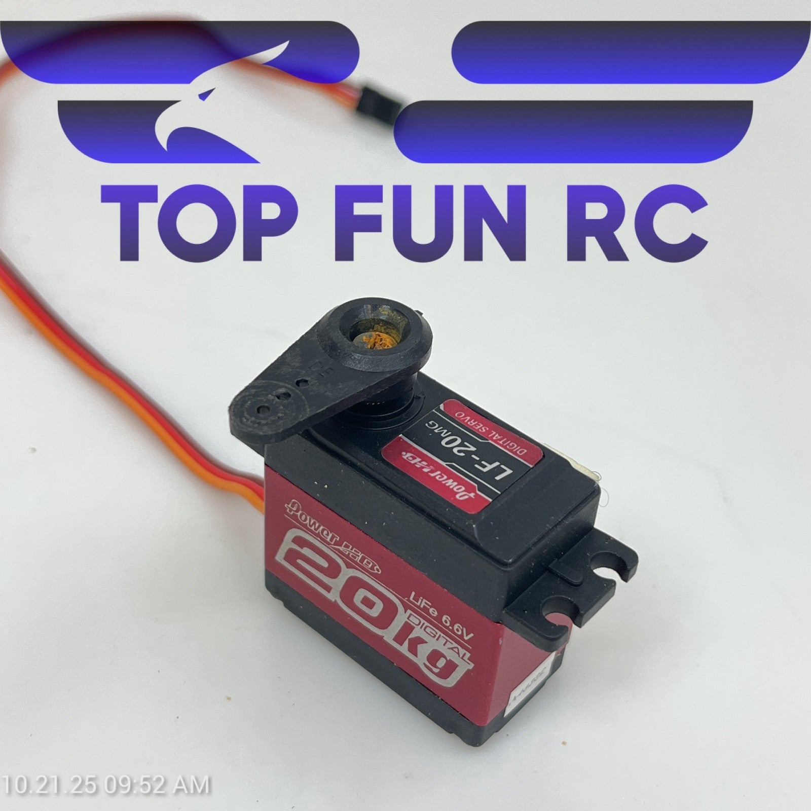 PowerHD LF-20MG Digital Servo LiFe 6.6V 20kg High-Torque Metal Gear