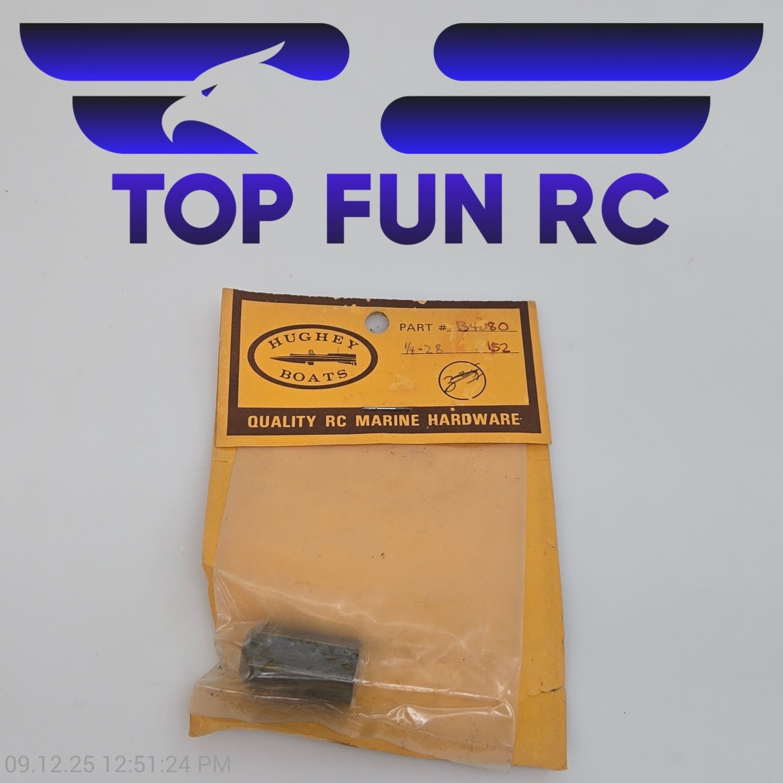 Hughey Boats B4080 1/4-28 .152 Engine Nut