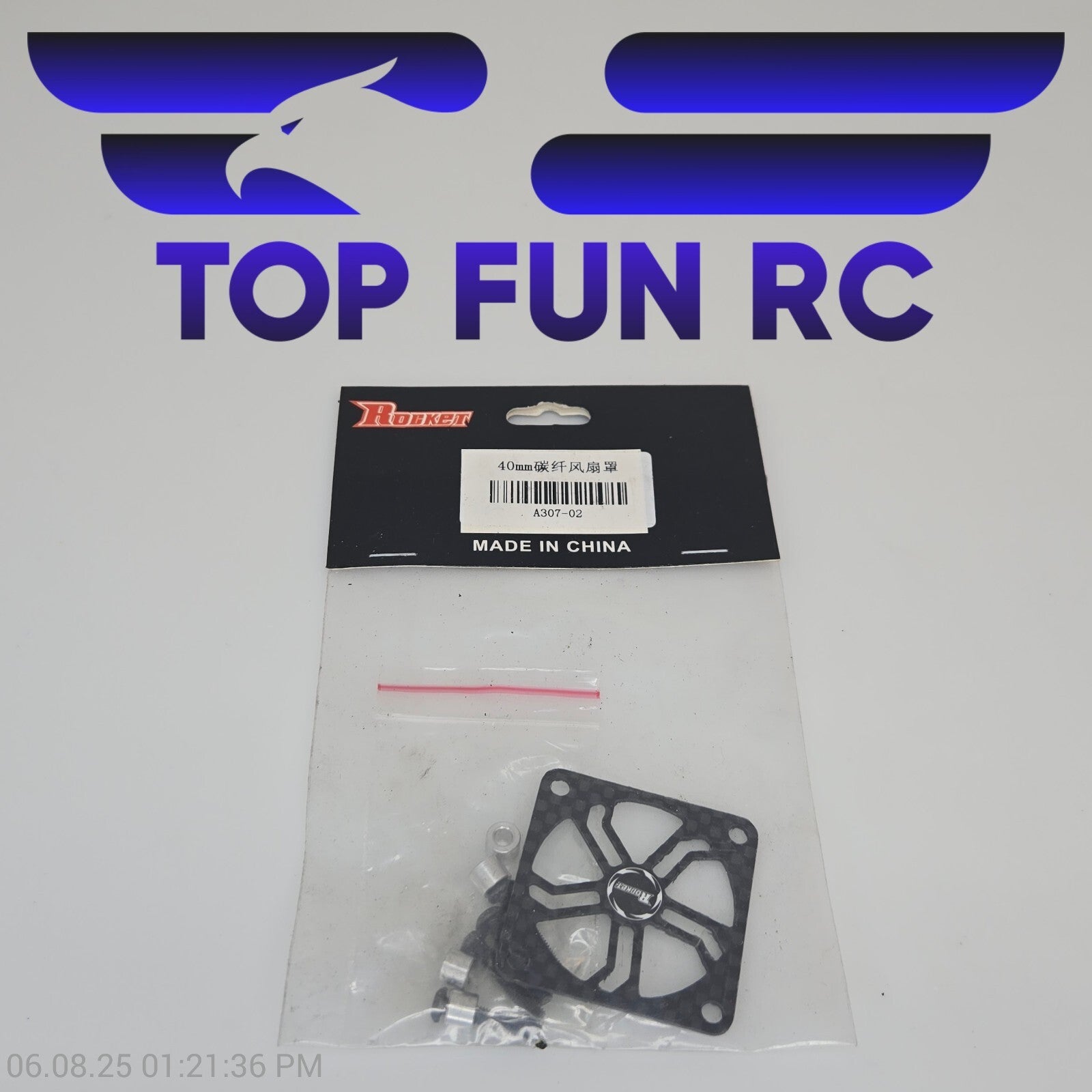 Rocket 40mm 16000RPM Metal Cooling Fan for 1/8 1/10 RC Brushless Motor Car