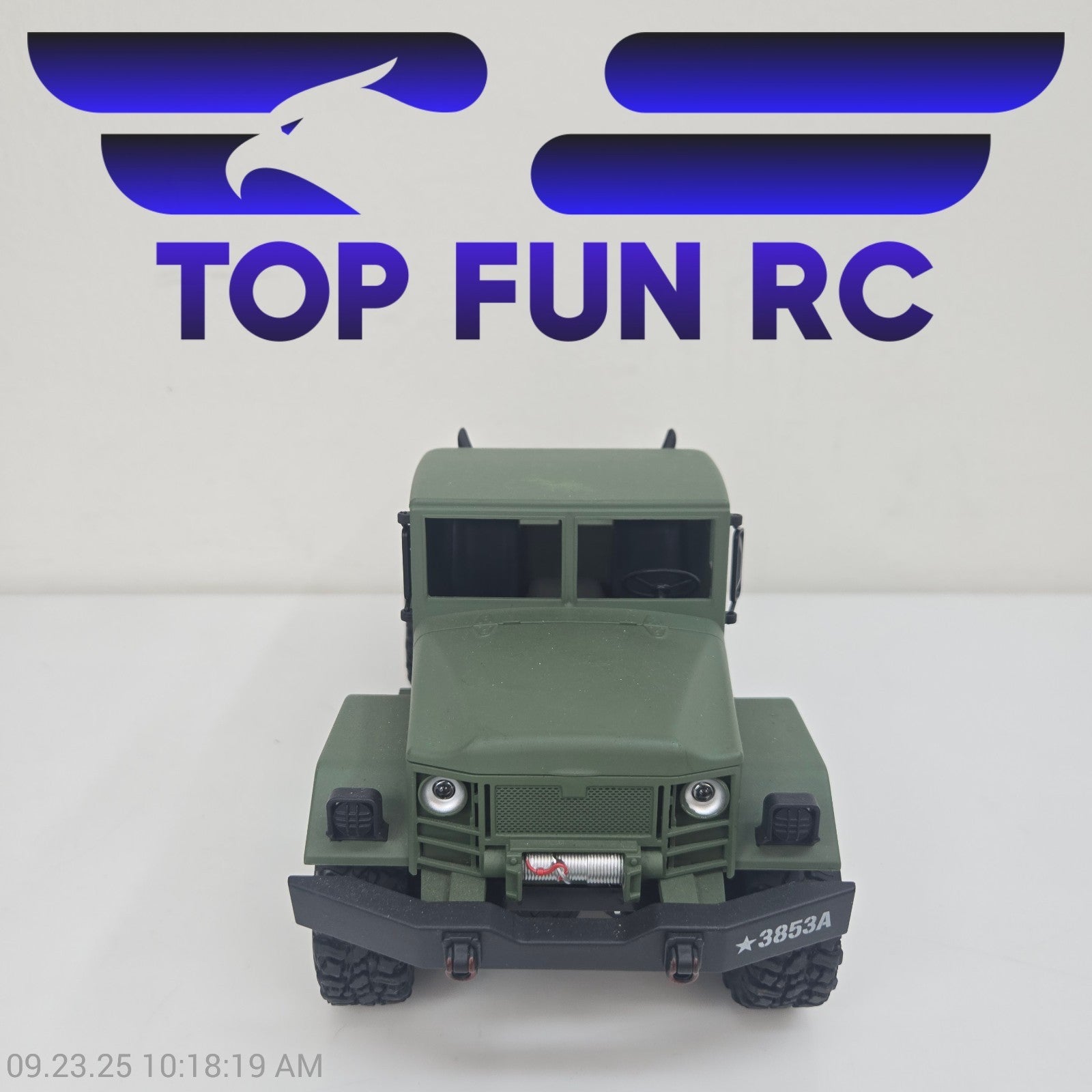 Henglong 3853A Military Truck 2.4G 1/16 Scale Remote Control 4x4 High Imitation