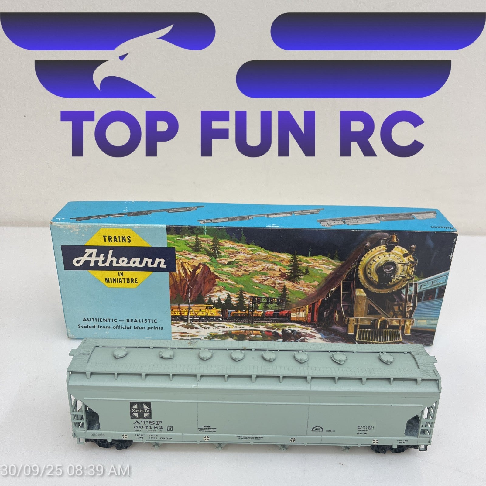 Athearn HO-Gauge 1915 ATSF ACF Center Flow Hopper