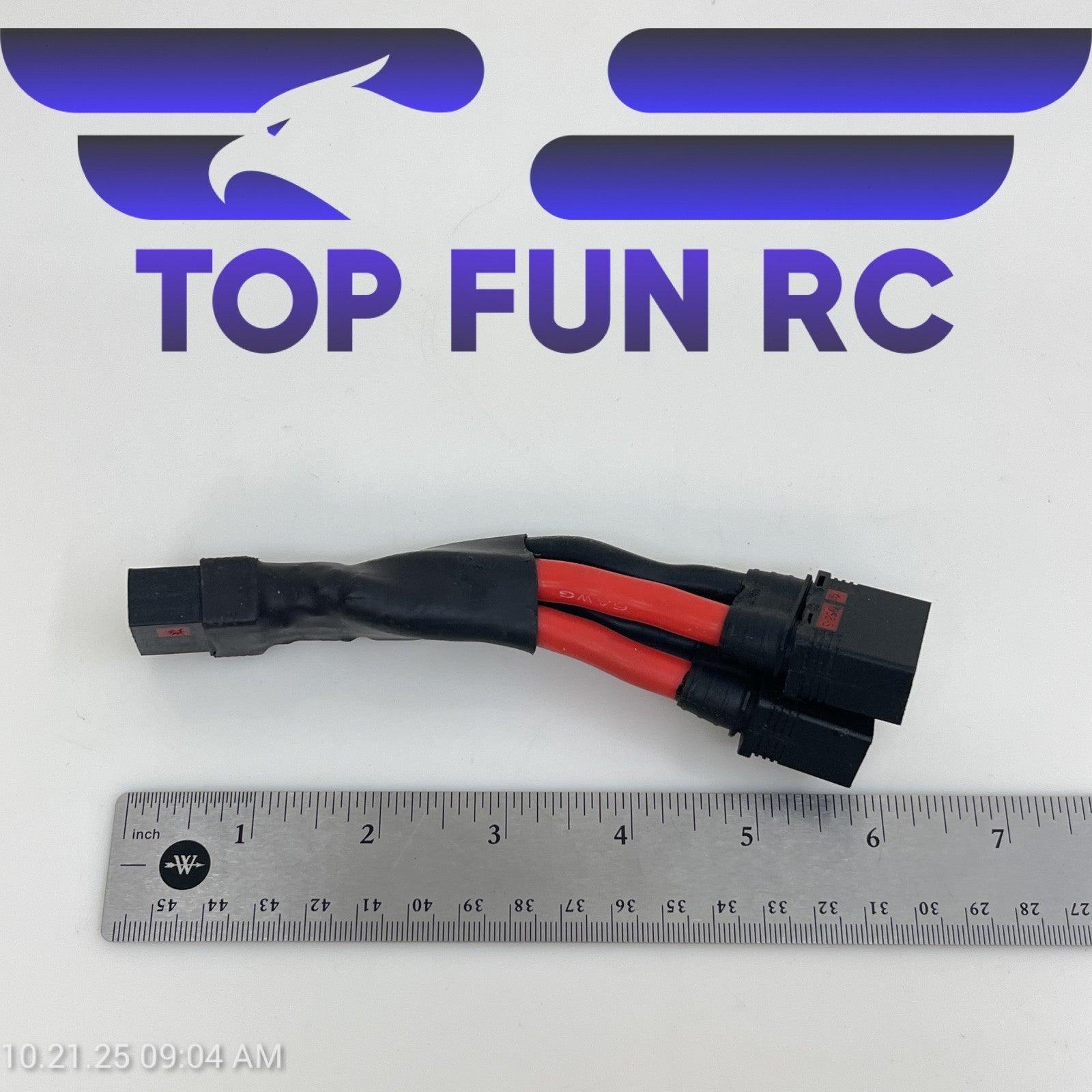 Nuofany Anti Spark QS8-S Connector QS8 Male Female Parallel Y Wire Harness Adapt