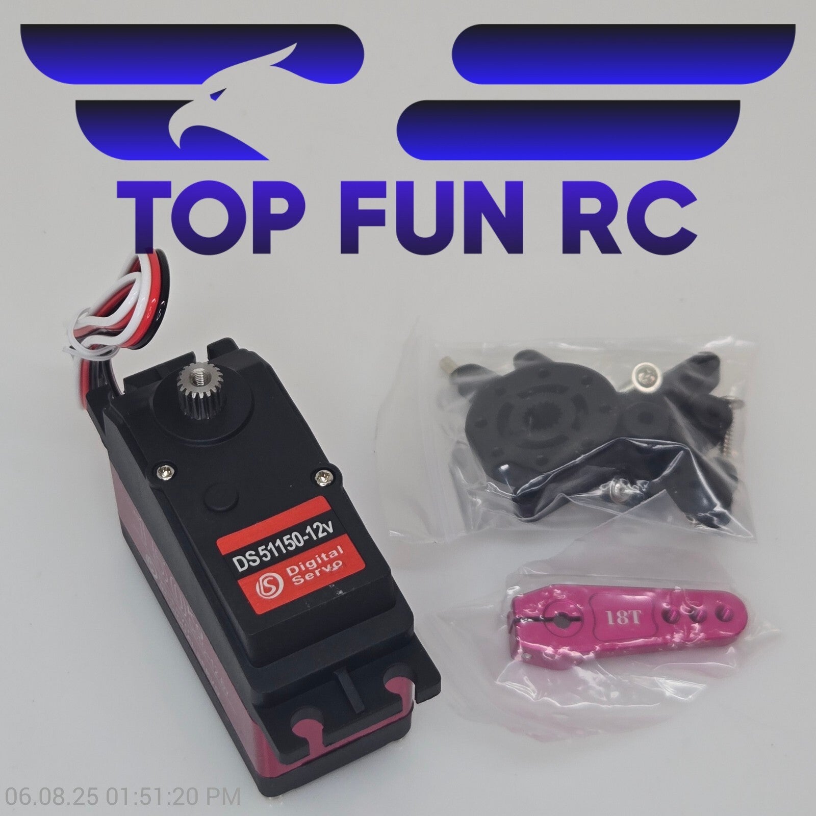 DSServo 150Kg DC-10-12.6V Digital Servo, Metal Gear