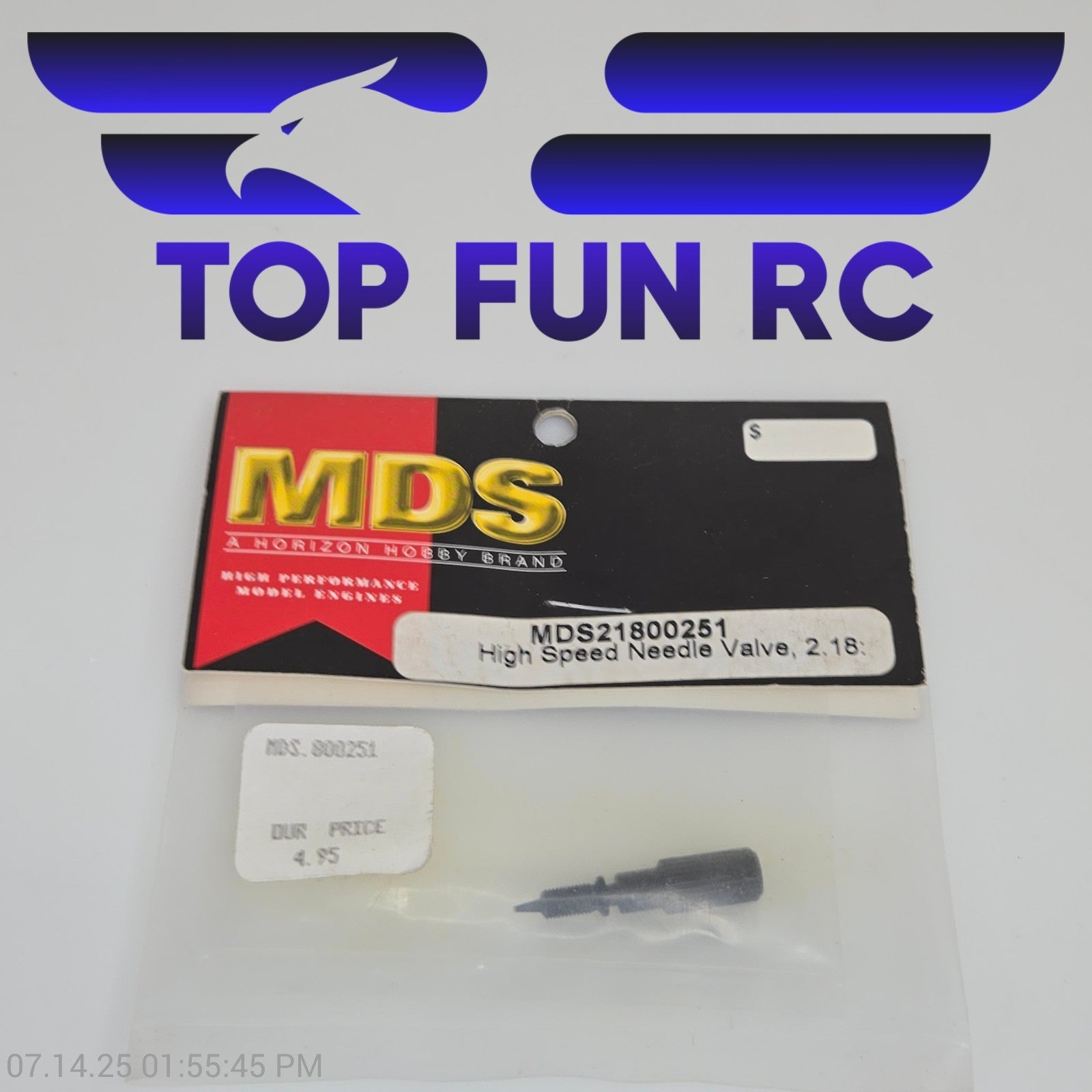 MDS MDS21800251 High Speed Needle Valve For .18 Nitro Engine