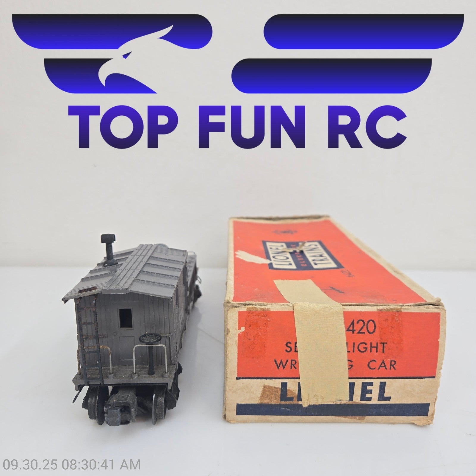 Lionel 6420 O-Gauge Work Caboose Dark Gray w/ Original Box