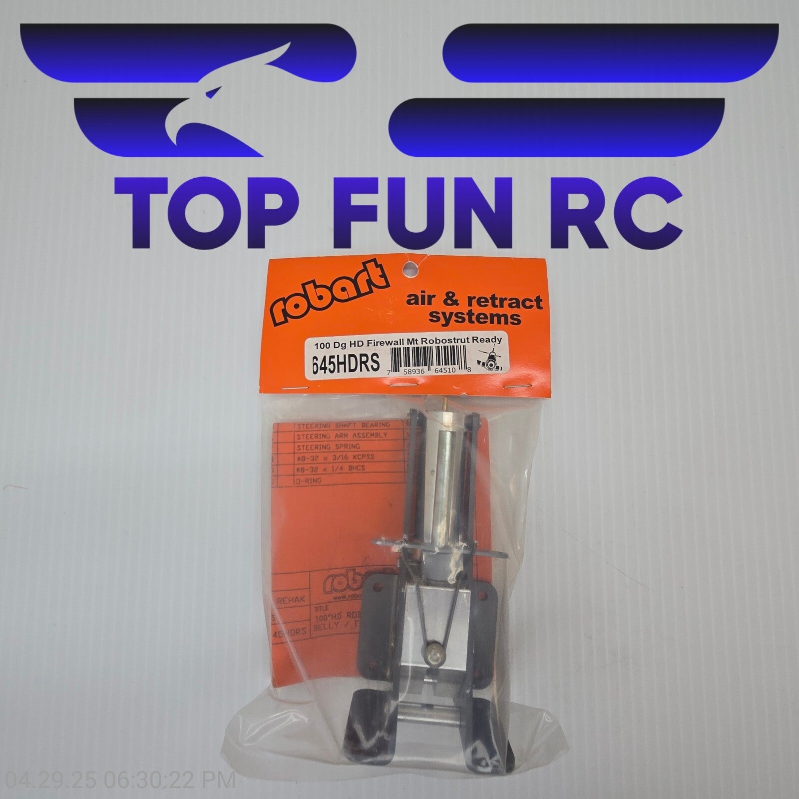 Robart 645HDRS 100 Degree HD Firewall Mt Robostrut Ready