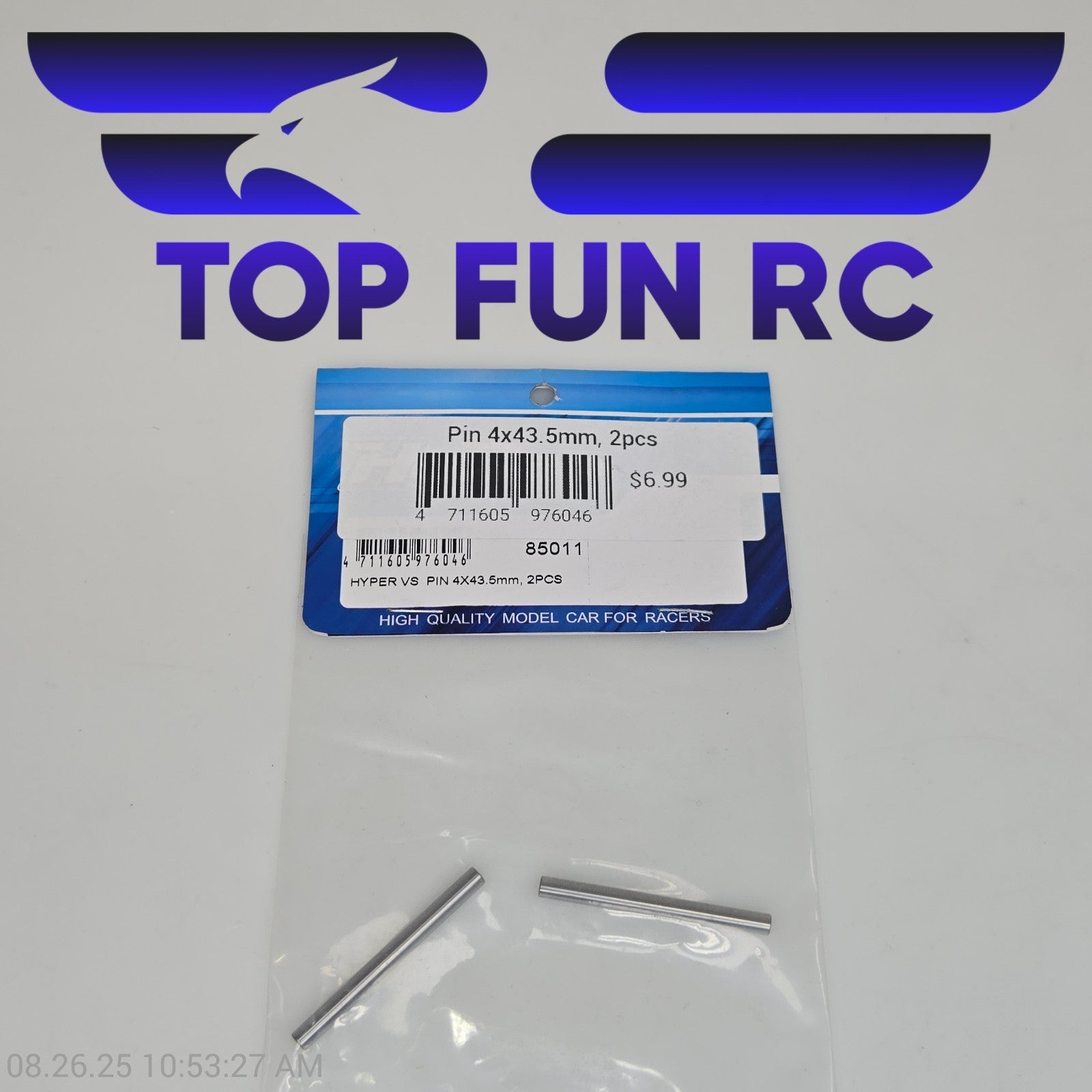 HoBao 85011 Pin 4x43.5mm 2pcs