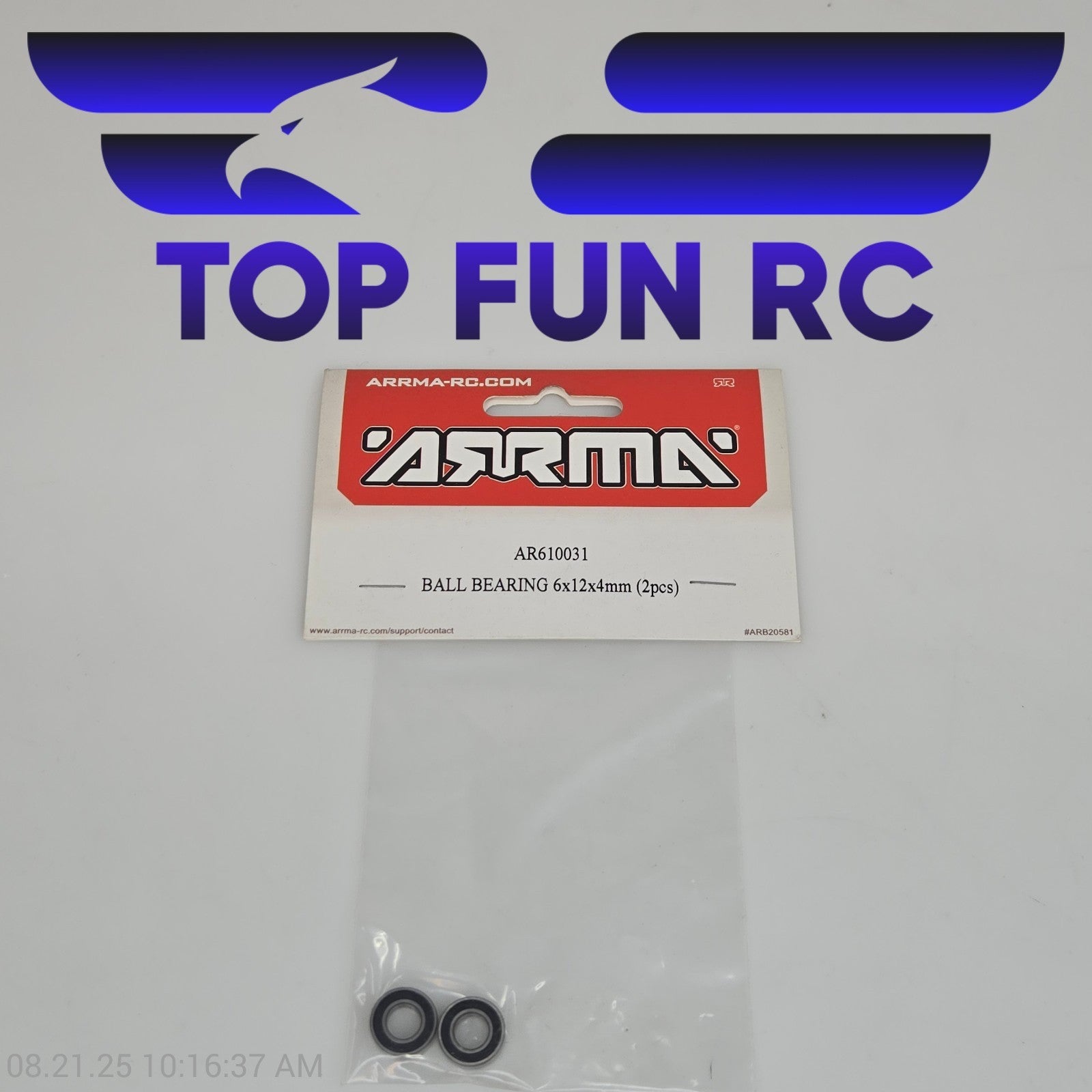 Arrma AR610031 Ball Bearing 6x12x4mm (2pcs)