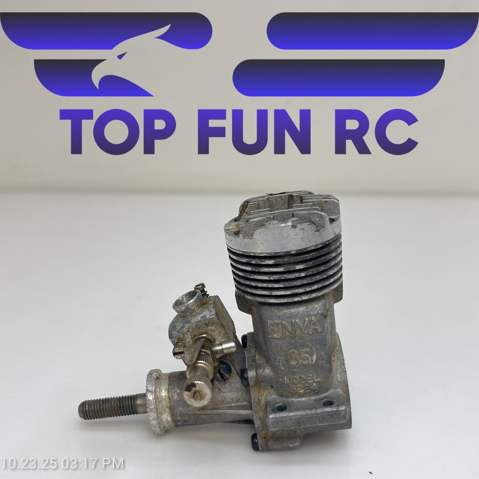 Enya Model 5224 .35 2-Stroke Nitro Airplane Engine FOR PARTS!