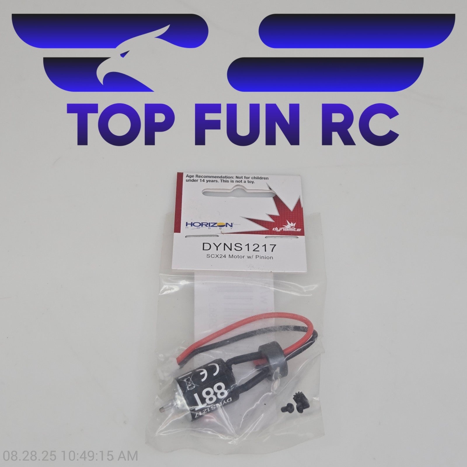 Dynamite DYNS1217 Motor w/ Pinion For SCX24