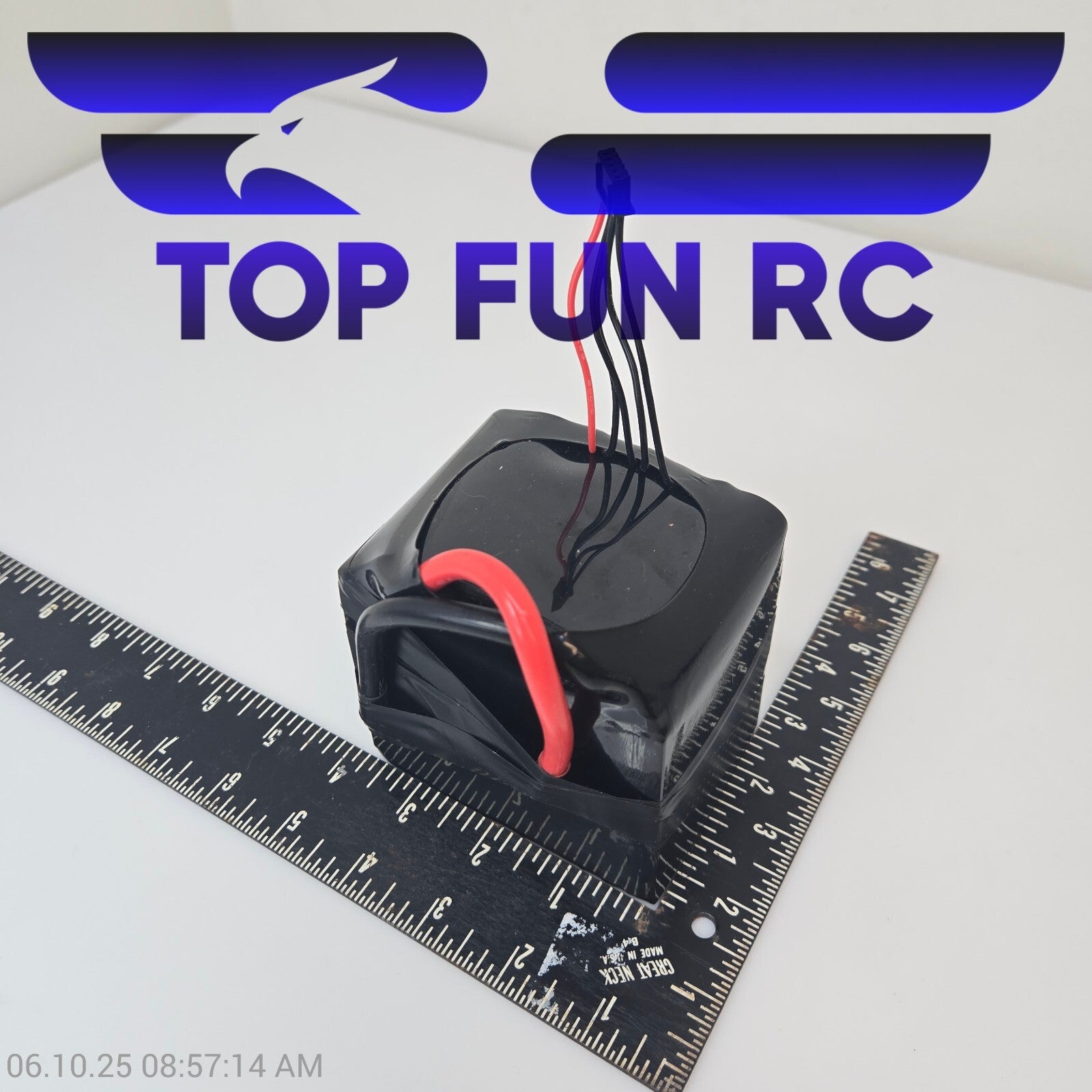 RC 4S Lipo Battery, 10,500 mAh, 4.8v, 155.1WH