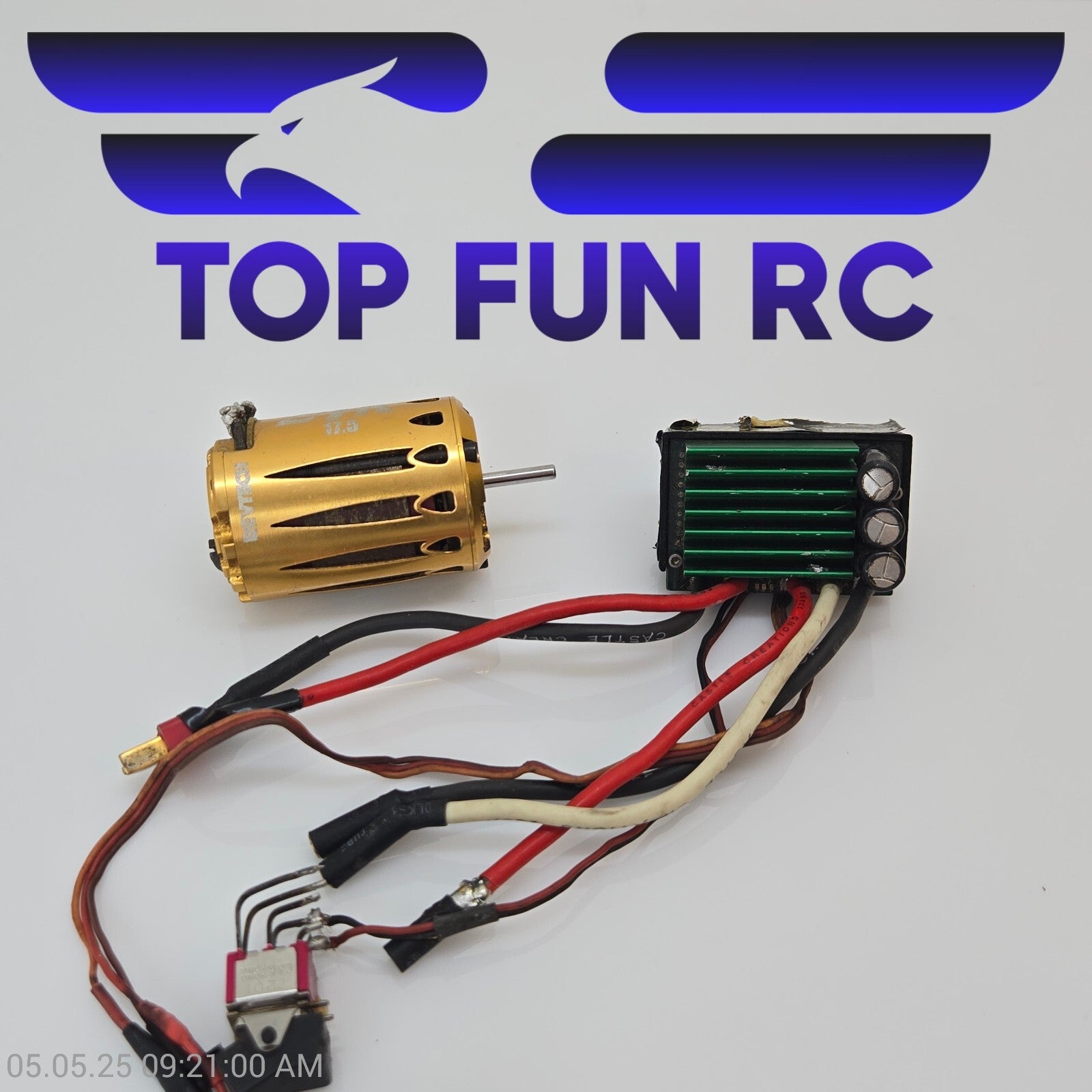Revtech RC 24k- 17.5 Brushless, Sensored w/ Castle Mamba Max Pro ESC 1/10 Scale