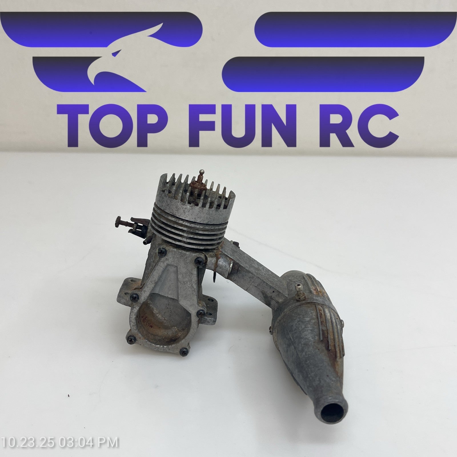 Fox 40 2-Stroke Nitro Airplane Engine w/ Muffler FOR PARTS!
