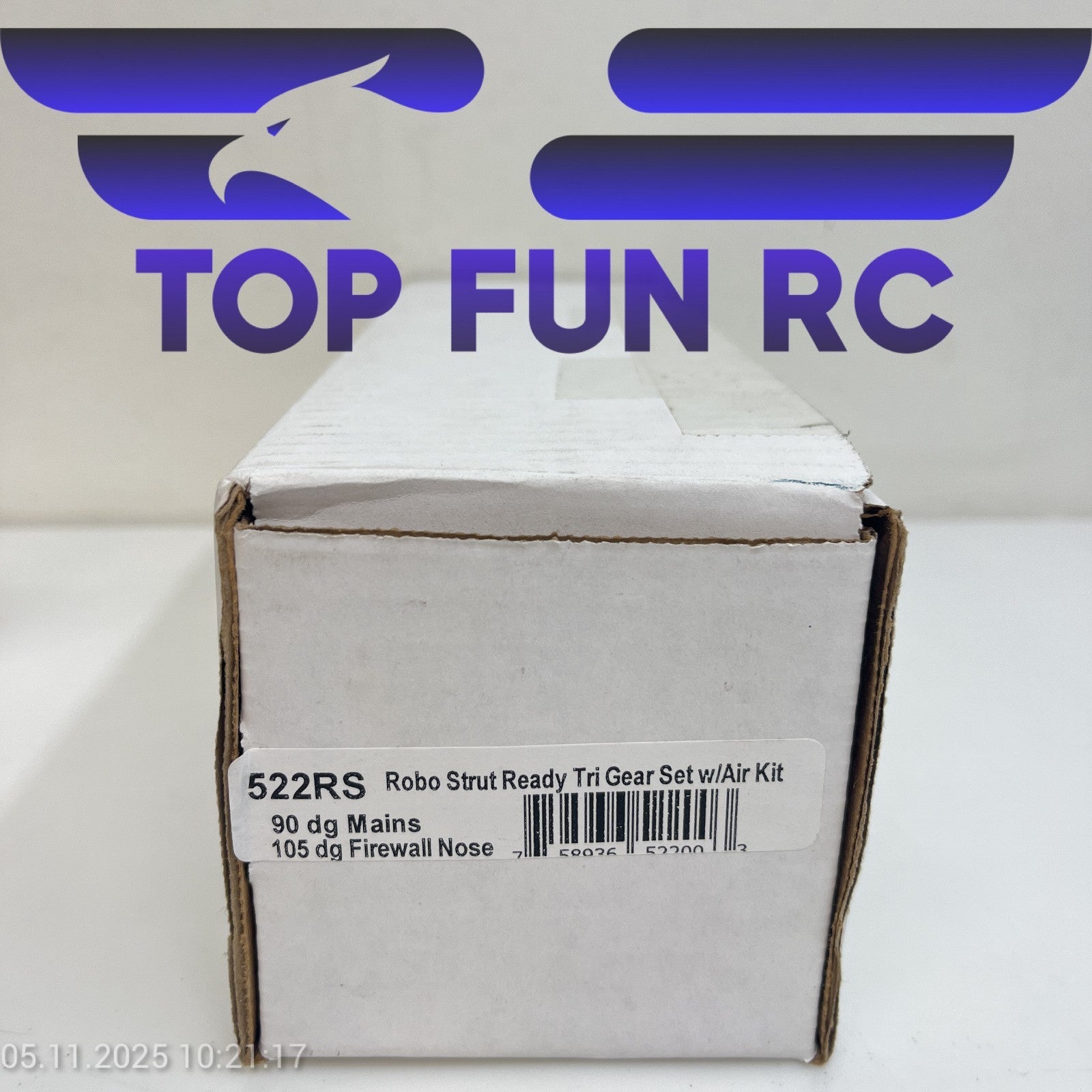 ROBART 522RS ROBO STRUT READY TRI GEAR SET W/ AIR KIT FOR LARGE SCALE RC PLANES