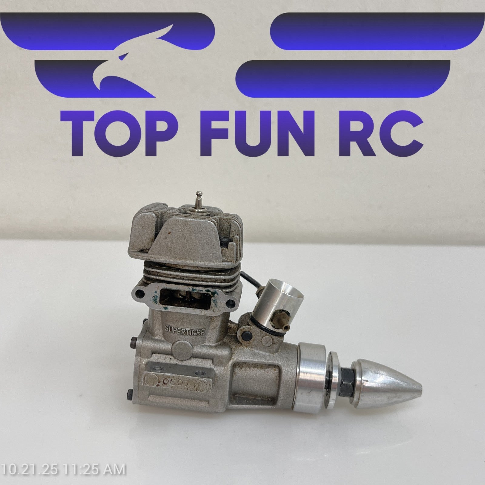 Super Tigre SUPG0805 11004299 G34 C/L Engine w/ Silent Muffler For Planes & Heli