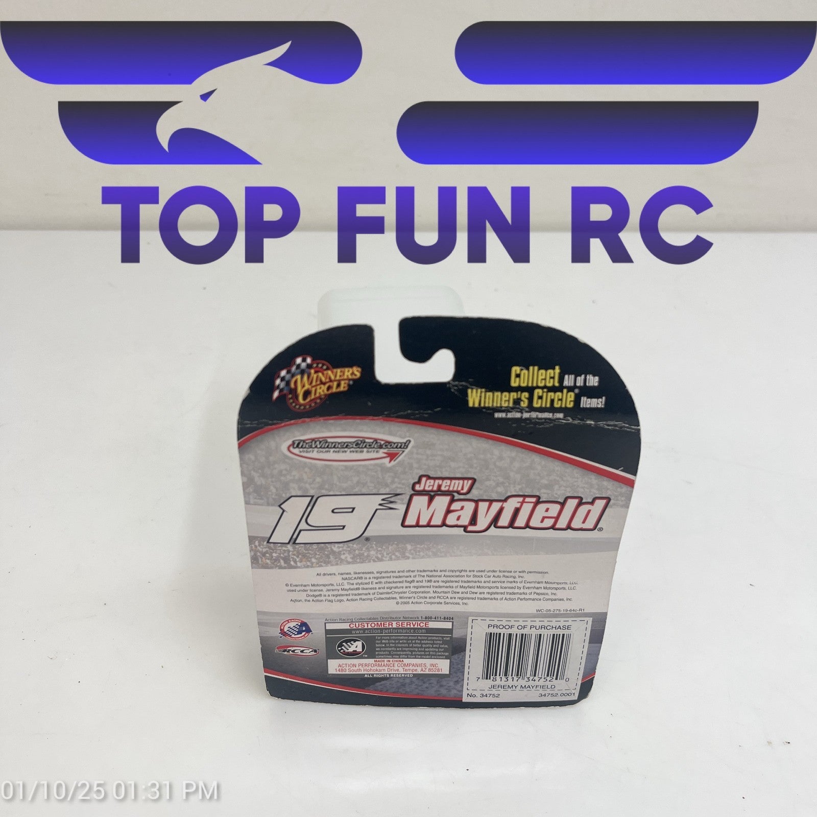 Winners Circle Jeremy Mayfield See Your Local Dodge Dealer #19 Die Cast