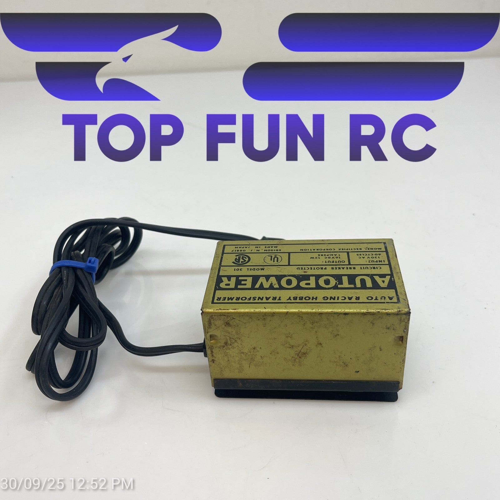 Autopower Transformer Model 301 120V AC 60 Cycles 12W