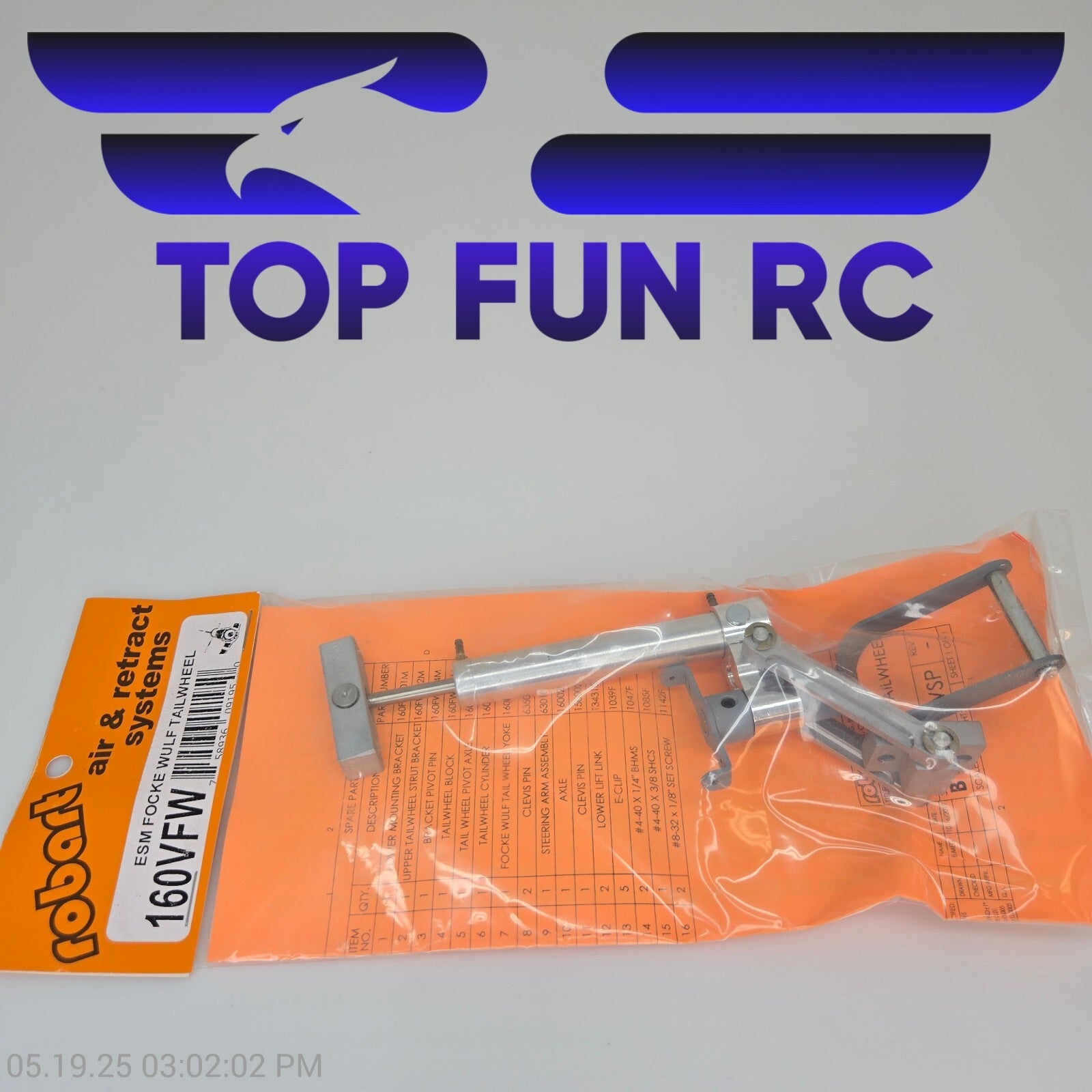 Robart RC 160VFW ESM Focke Wulf Tailwheel