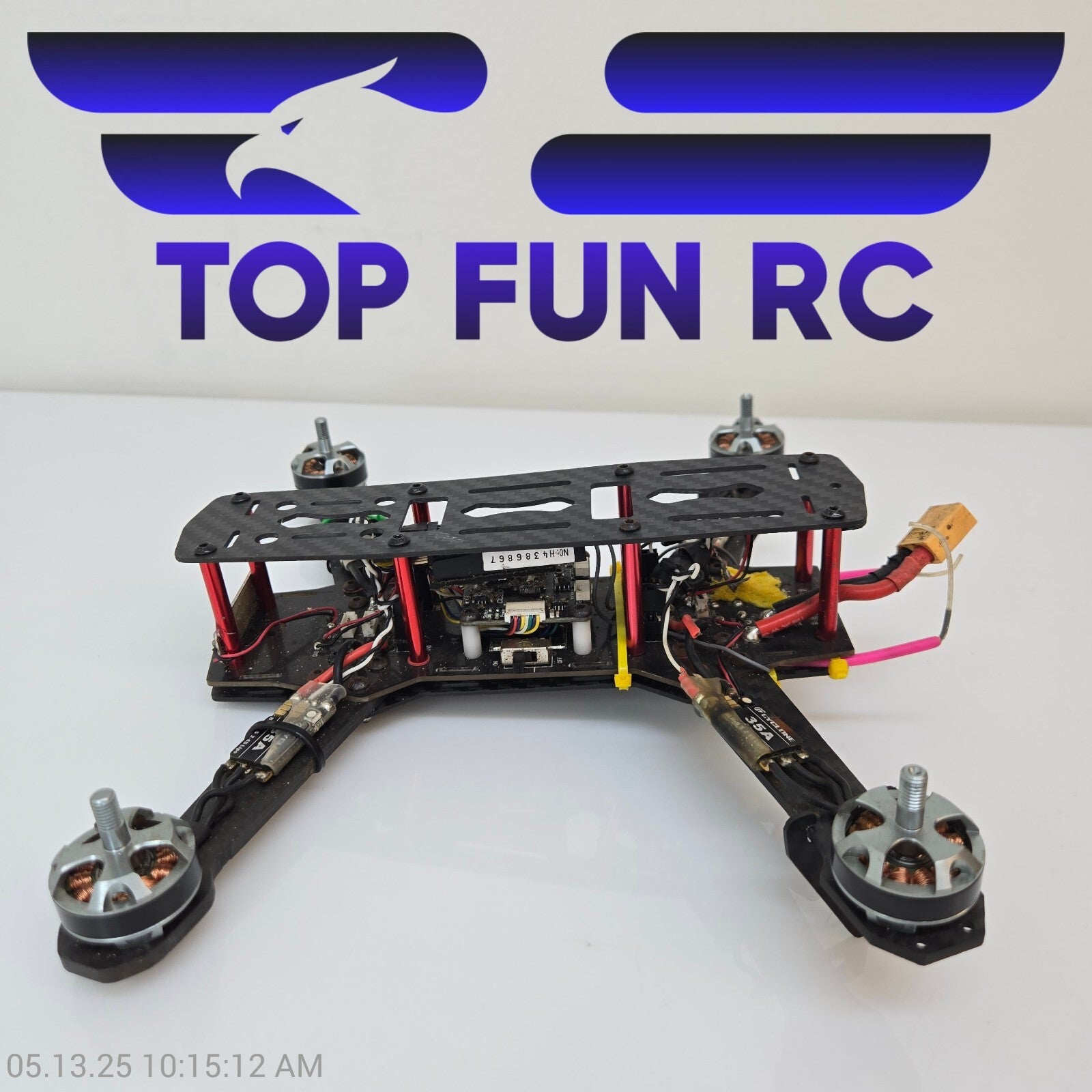 Veerobot Racing RC Quadcopter Frame w/ Motors & ESC's, 250mm Carbon Fiber