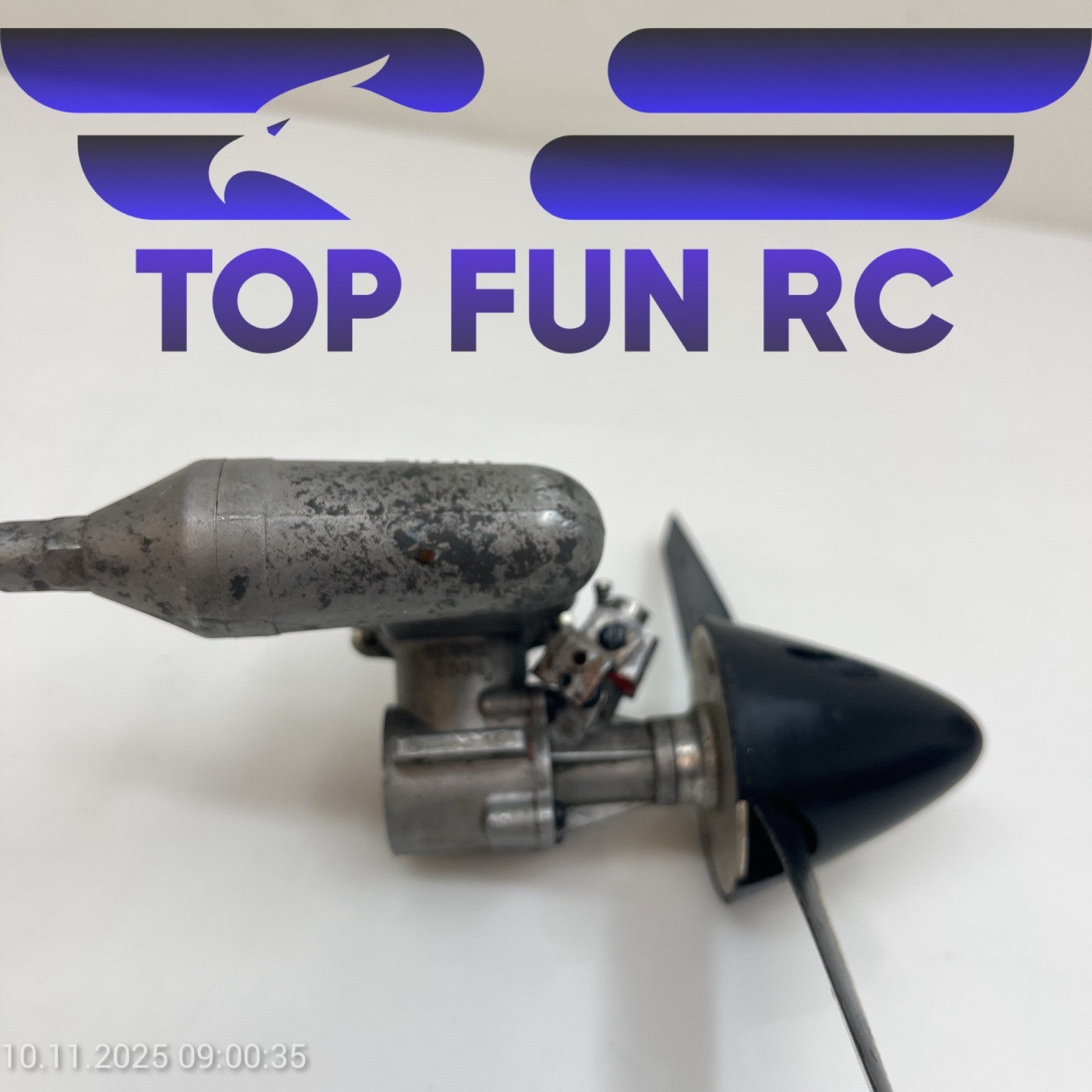 ENYA 15-IV 2-STROKE MODEL AIRPLANE ENGINE MUFFLER & SPINNER