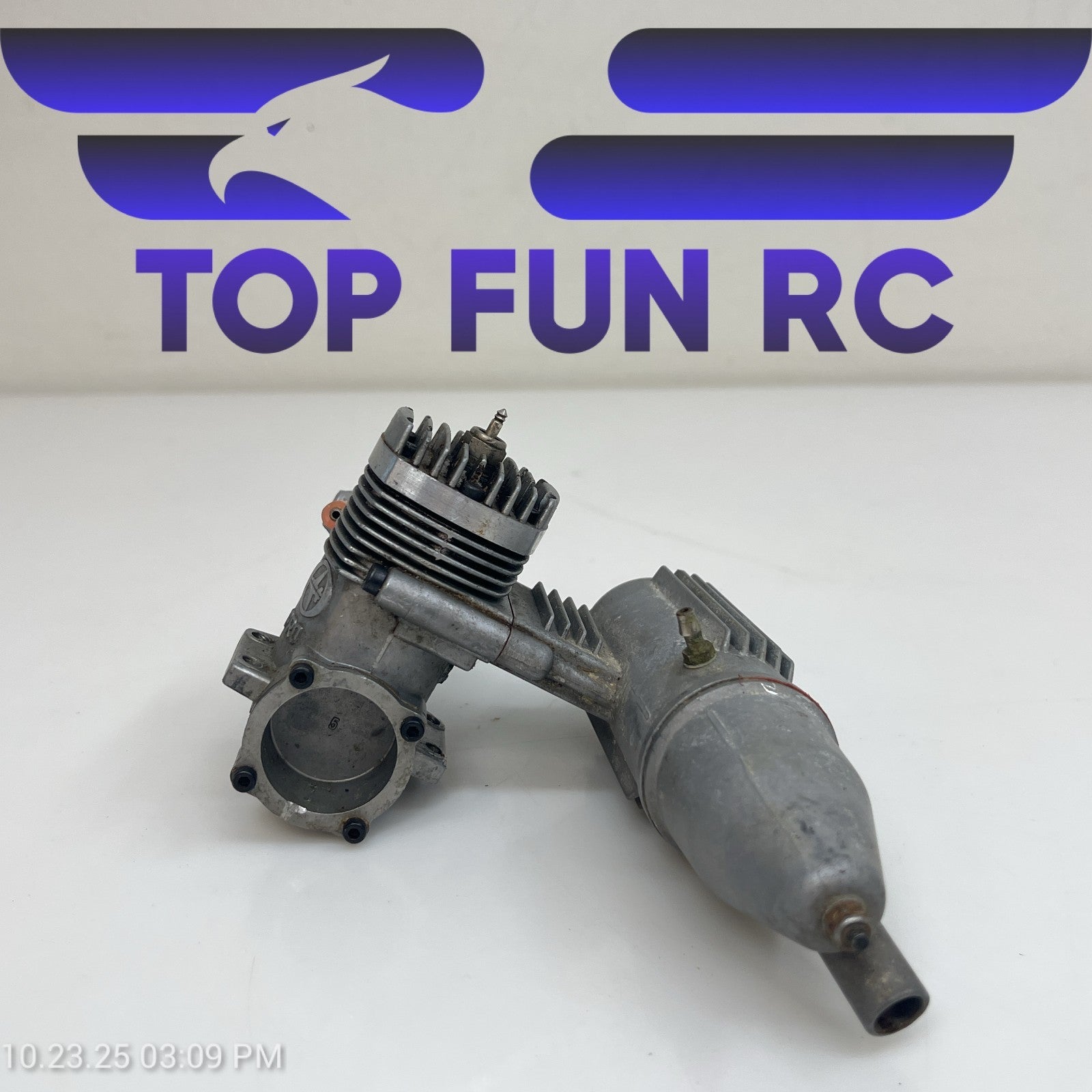 Thunder Tiger Pro 36 2-Stroke Nitro Airplane Engine w/ Muffler FOR PARTS!