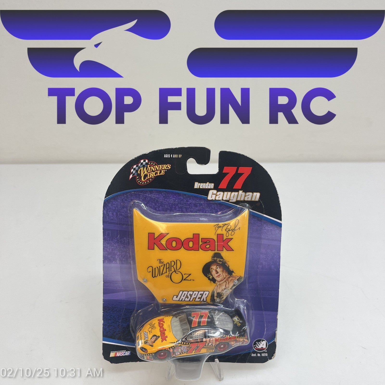 Winners Circle Brendan Gaughan Kodak The Wizard Of OZ Jasper #77 Diecast