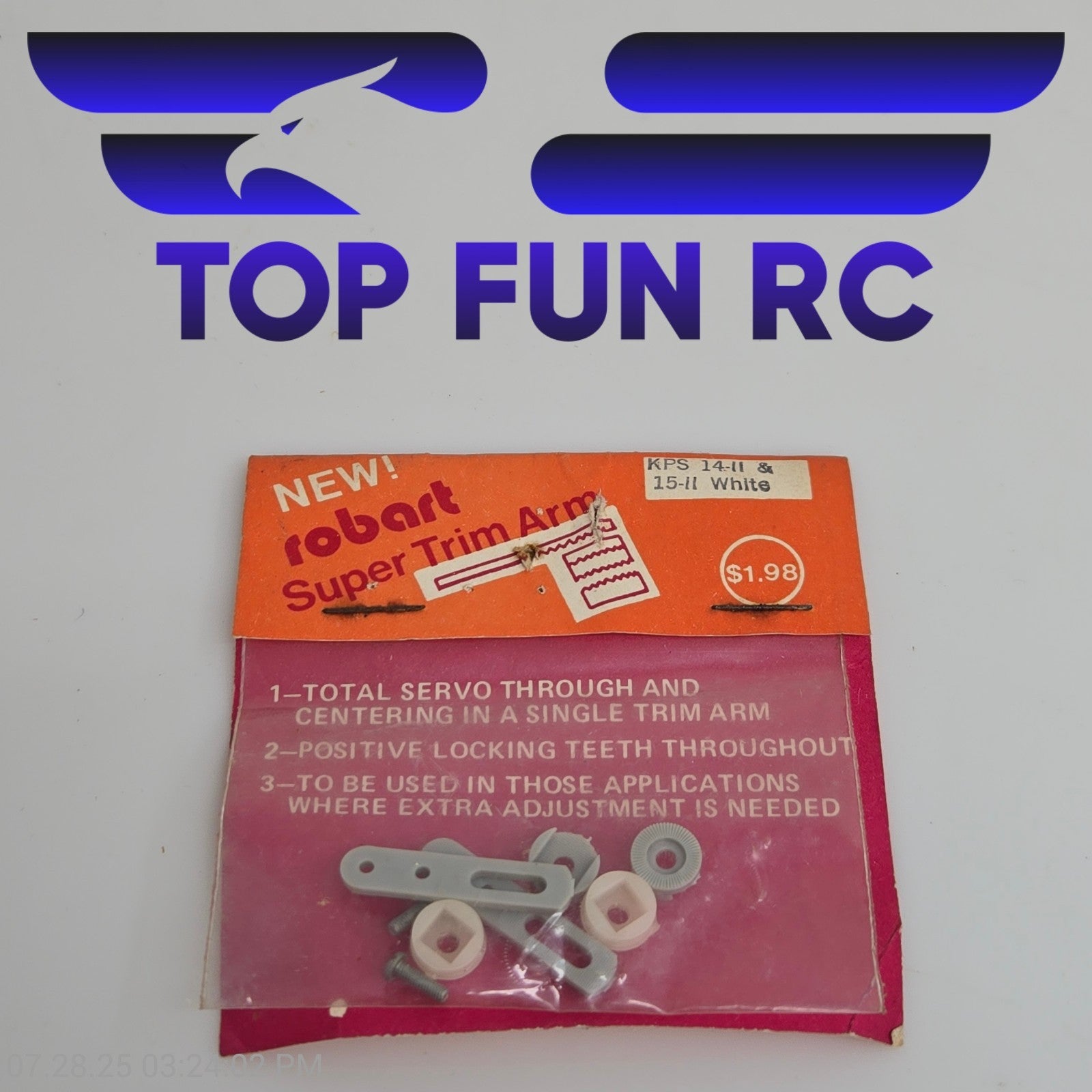 Robart RPS 14-II & 15-II White Super Trim Arm