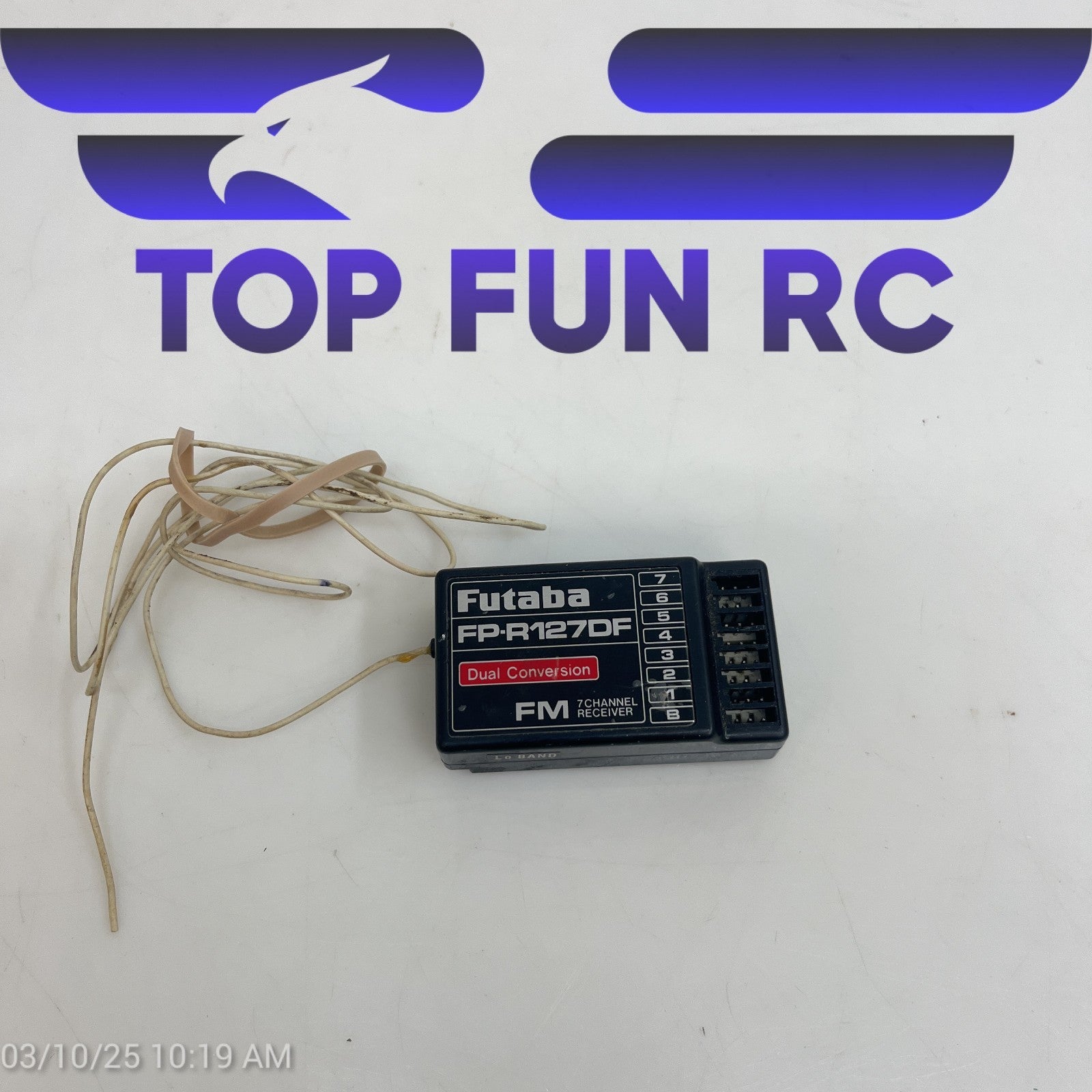 Futaba FP-R127DF Dual Conversion 7-Channel Receiver FM