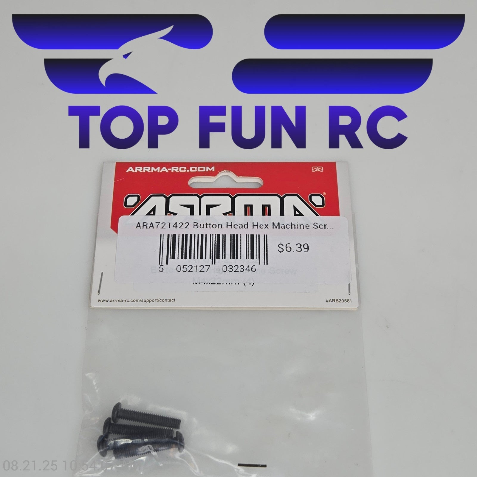 Arrma ARA721422 Button Head Hex Machine Screws
