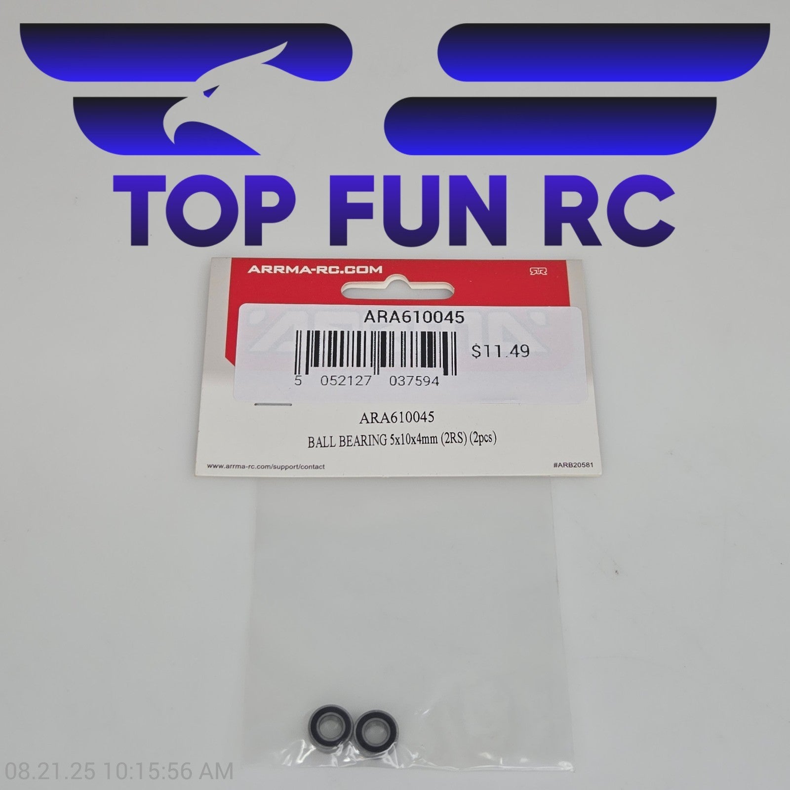 Arrma ARA610045 Ball Bearing 5x10x4mm (2RS) (2pcs)