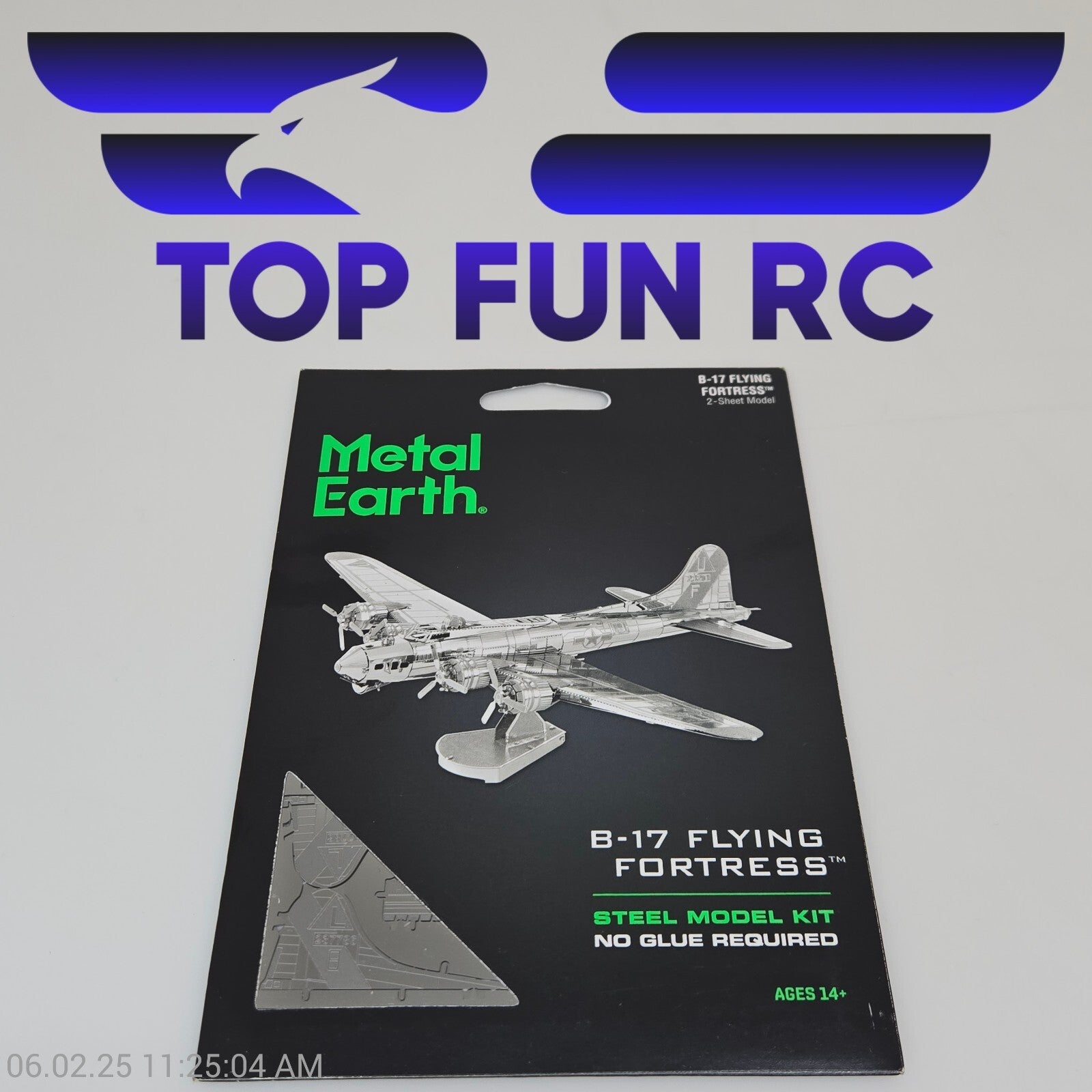 Metal Earth B-17 Flying Fortress Steel Model Kit