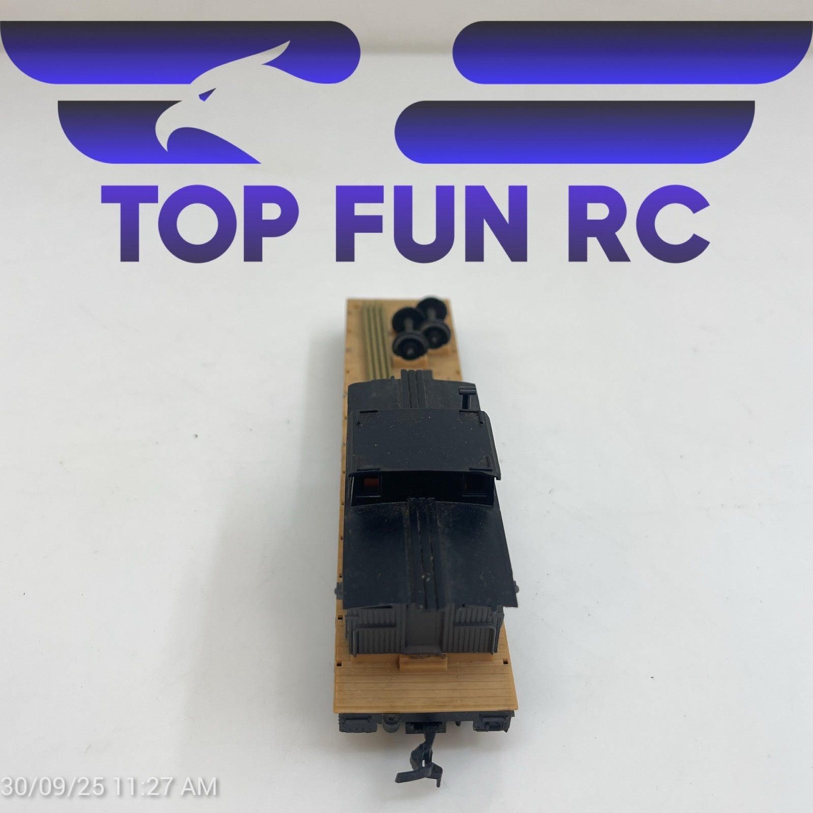 Tyco HO-Gauge Santa Fe 932 Freight Train Work Maintenance Car