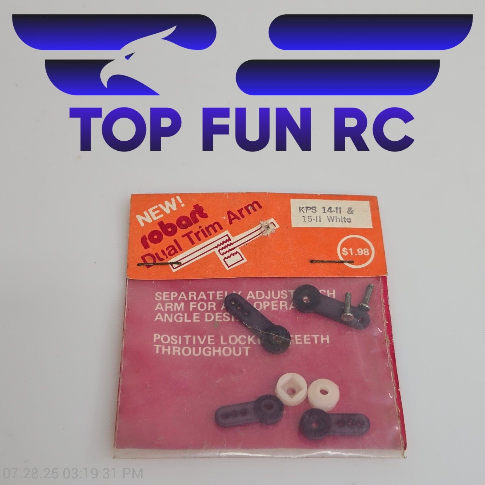 Robart RPS 14-II & 15-II White Super Trim Arm