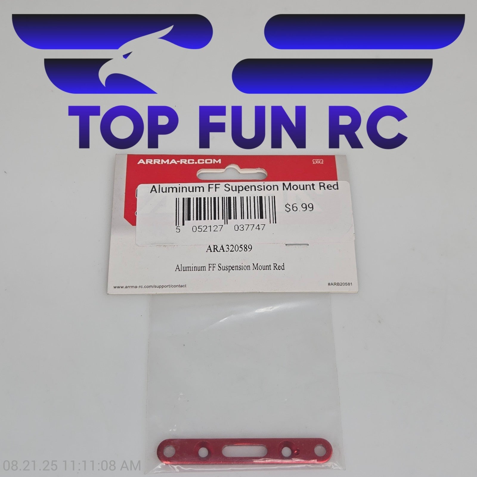 Arrma ARA320589 Aluminum FF Suspension Mount Red