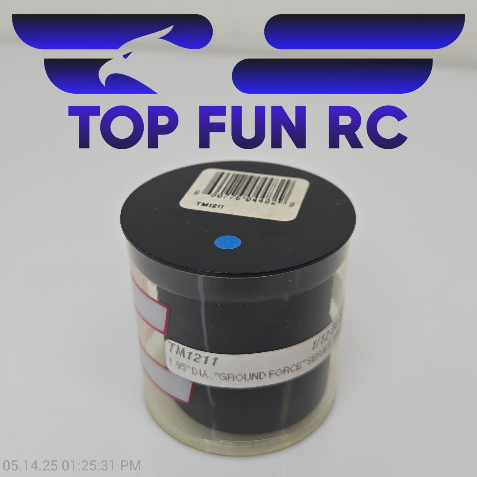 TRC Trinity 1/12 On-Road Front Blue Foam Tires TM1211