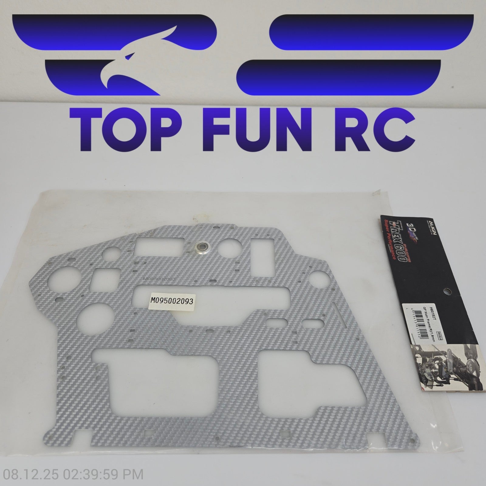 Align H60152T GF Main Frame 1.6mm For TREX 600 Helicopter