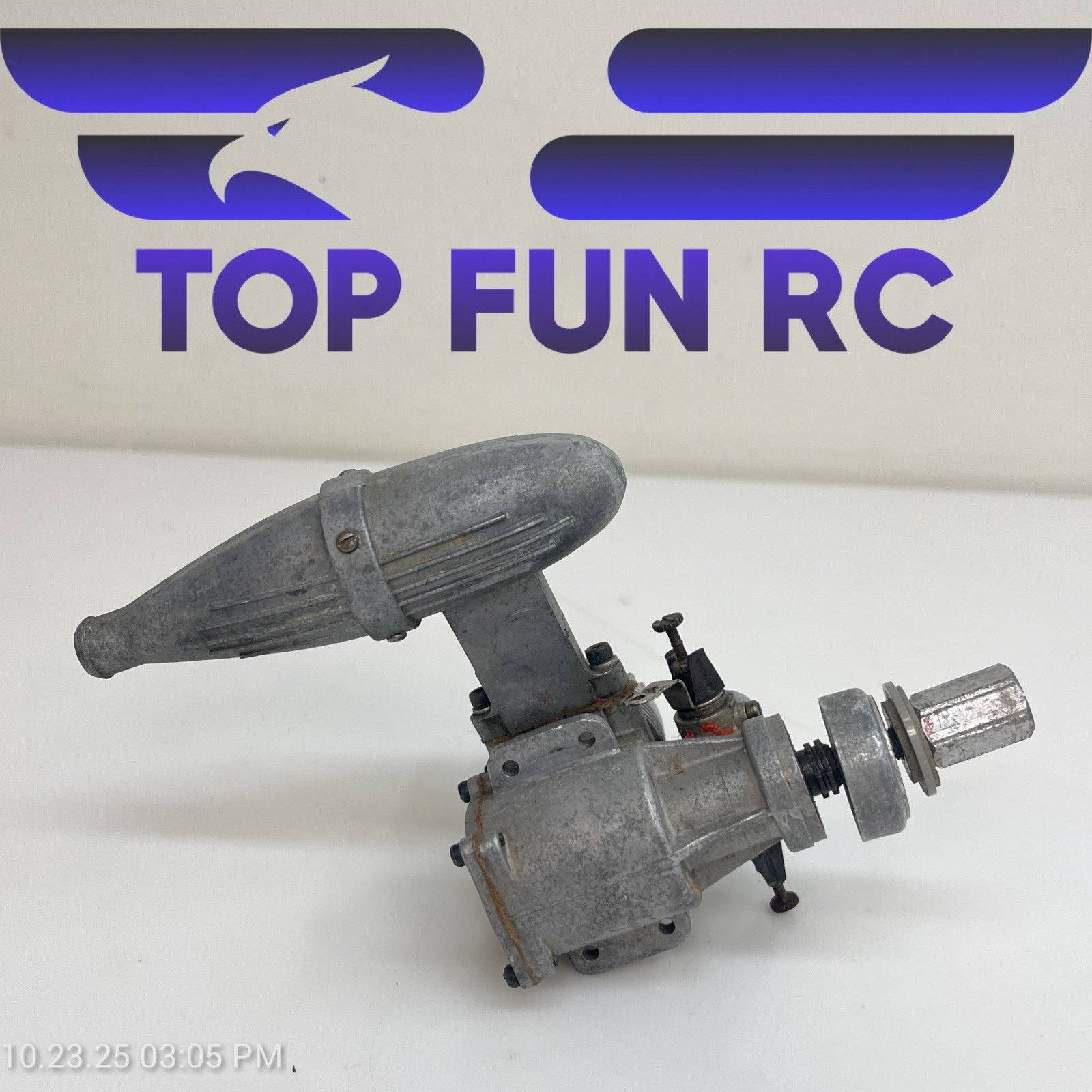 Fox 40 2-Stroke Nitro Airplane Engine w/ Muffler FOR PARTS!