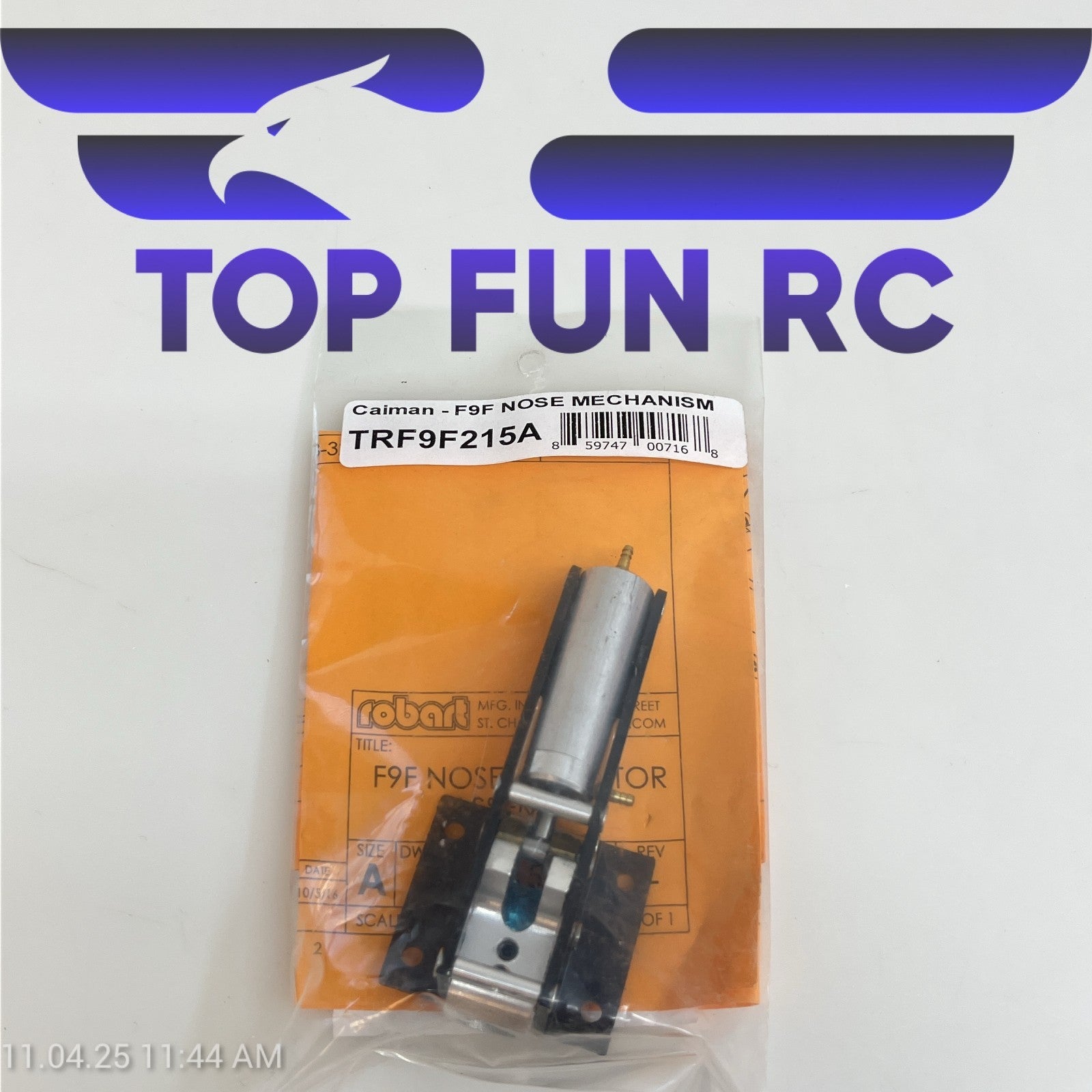 ROBART TRF9F215A F9F NOSE MECHANISM FOR CAIMAN F9F PANTHER RC AIRPLANE