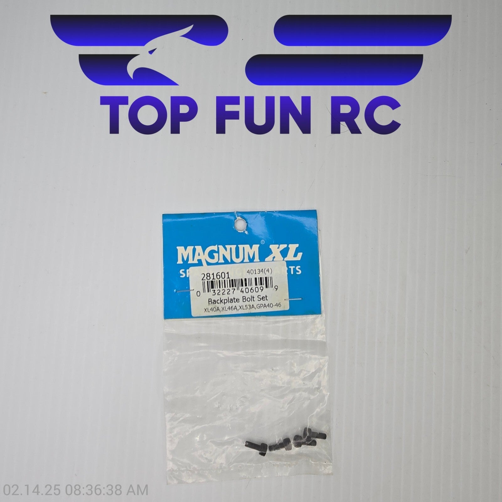 Magnum XL 281601 Back Plate Bolt Set For MP & MPX