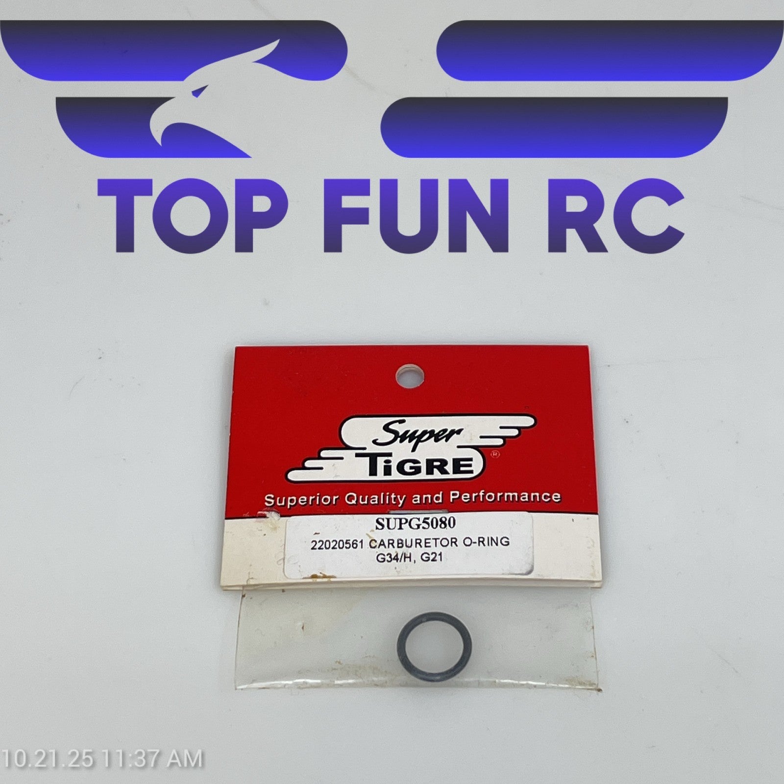Super Tigre SUPG5080 22020561 Carburetor O-Ring G34/H, G21