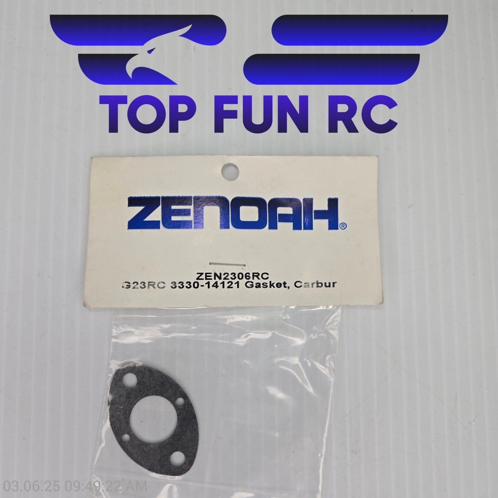 Zenoah ZEN2306RC 3330-14121 Carburetor Gasket For G23RC Engine