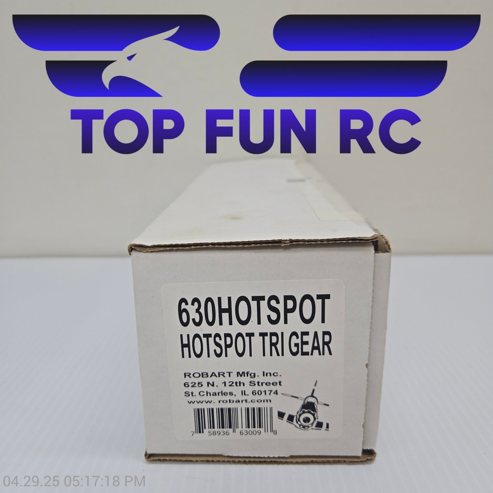 Robart 630 Hot Spot Tri Gear Graupner Robart RC