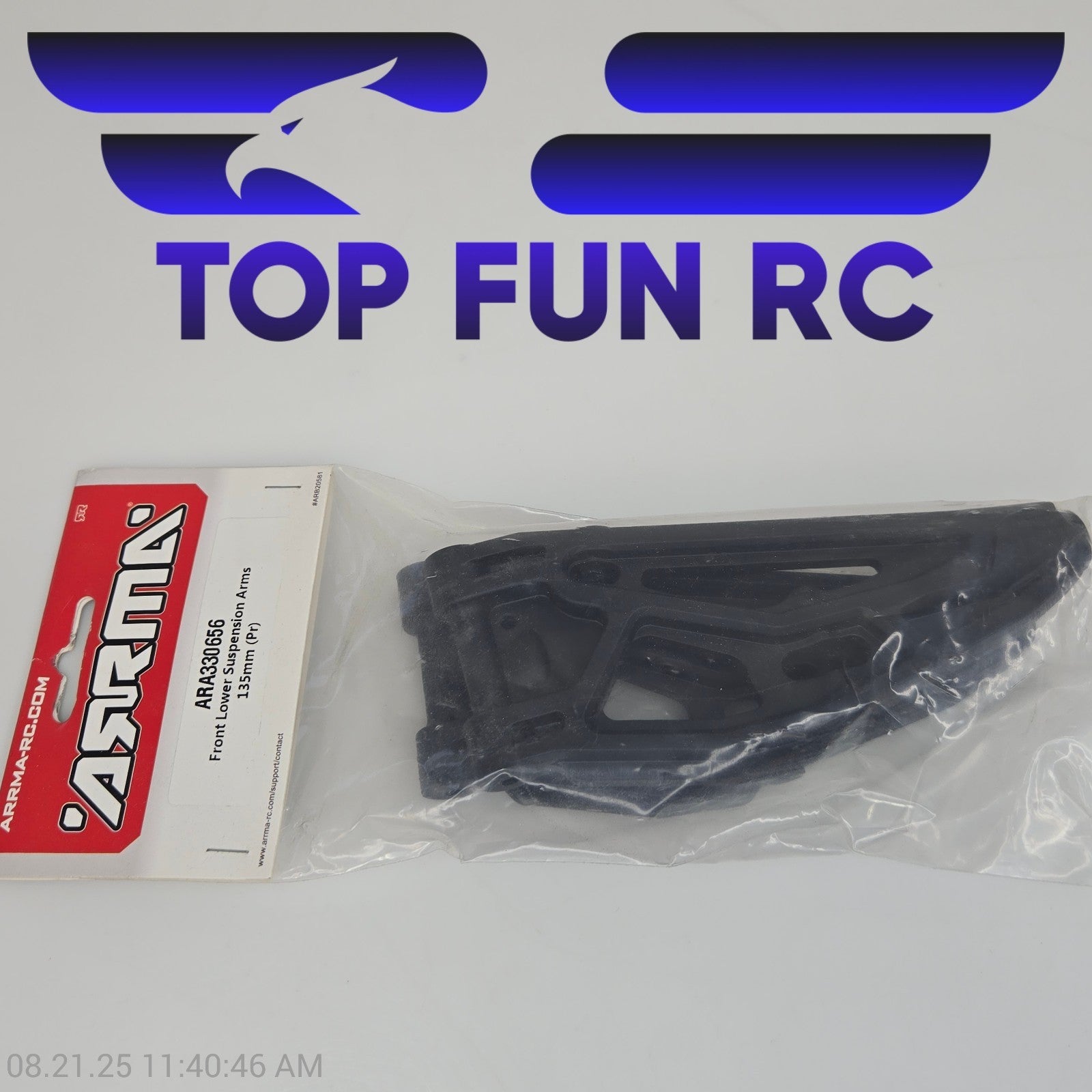 Arrma ARA330656 Front Lower Suspension Arms 135mm (Pr)